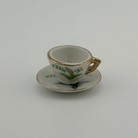 Vintage Miniatures, Calendar Cup and Saucer, May.