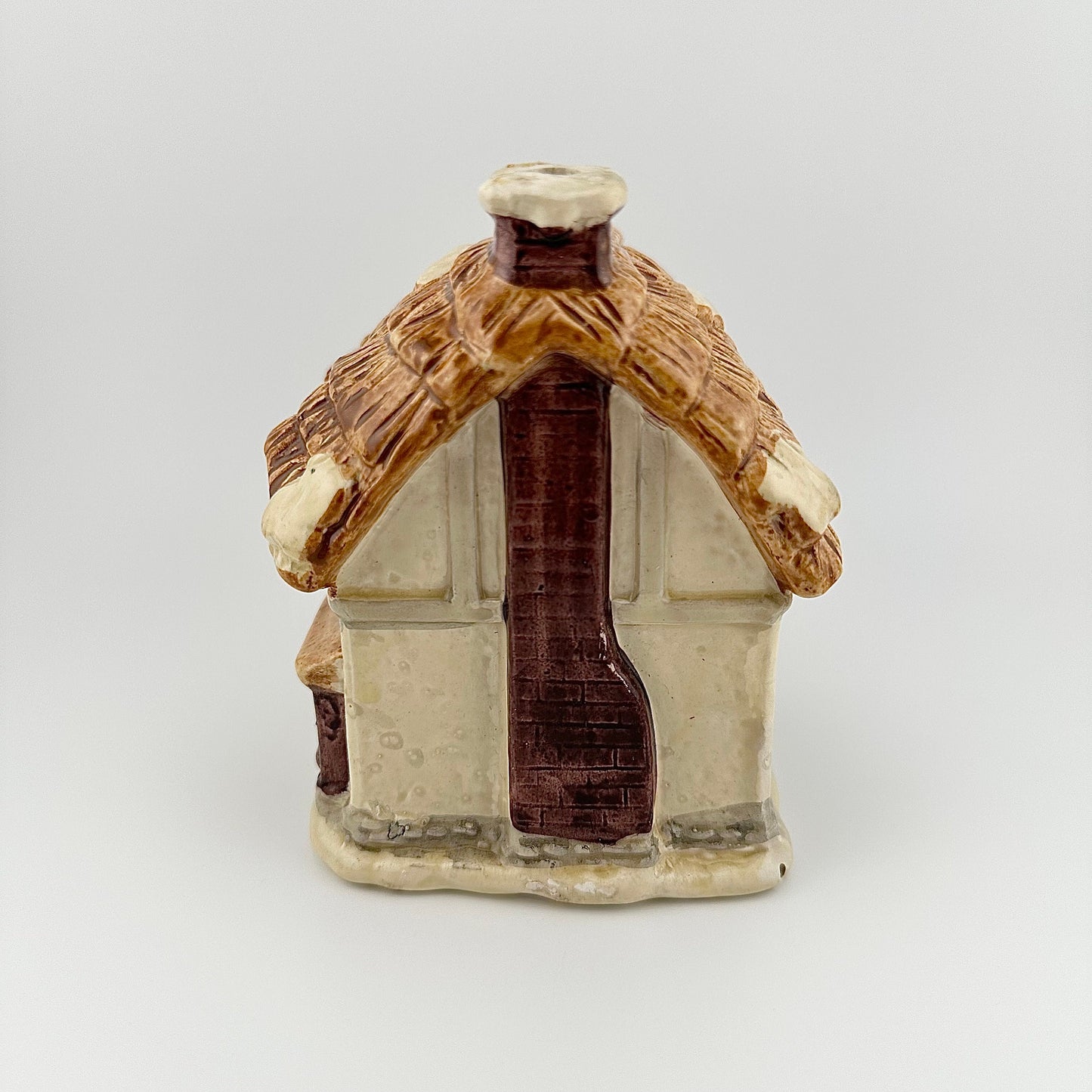Vintage Ceramic Candle Holder of Grocery Store and Made by Dickens Village