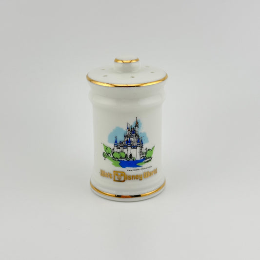 Vintage Walt Disney World Castle Salt or Pepper Shaker, Made in Japan.