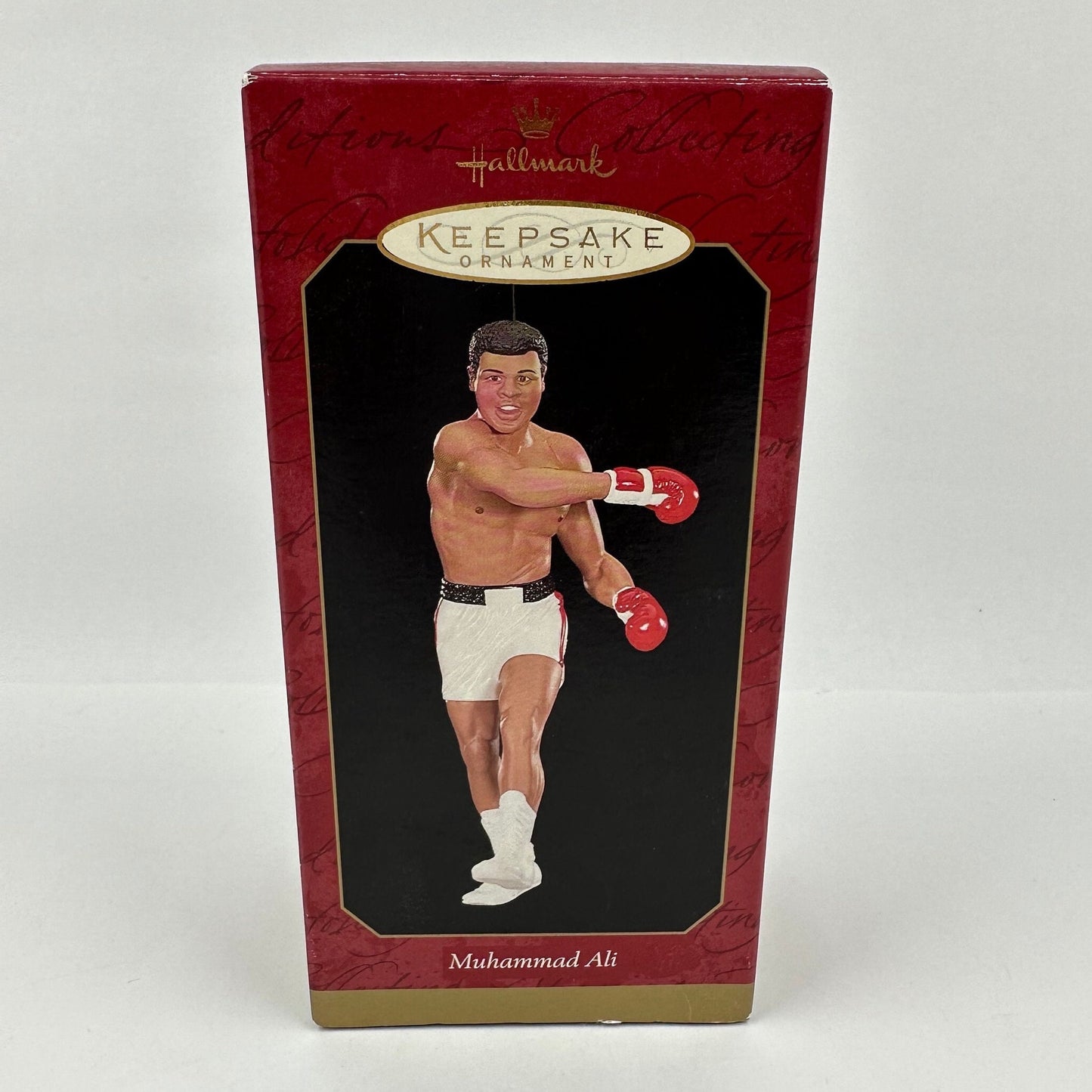Vintage Hallmark Keepsake Ornament, Muhammad Ali, Handcrafted, 1999, New in Box.
