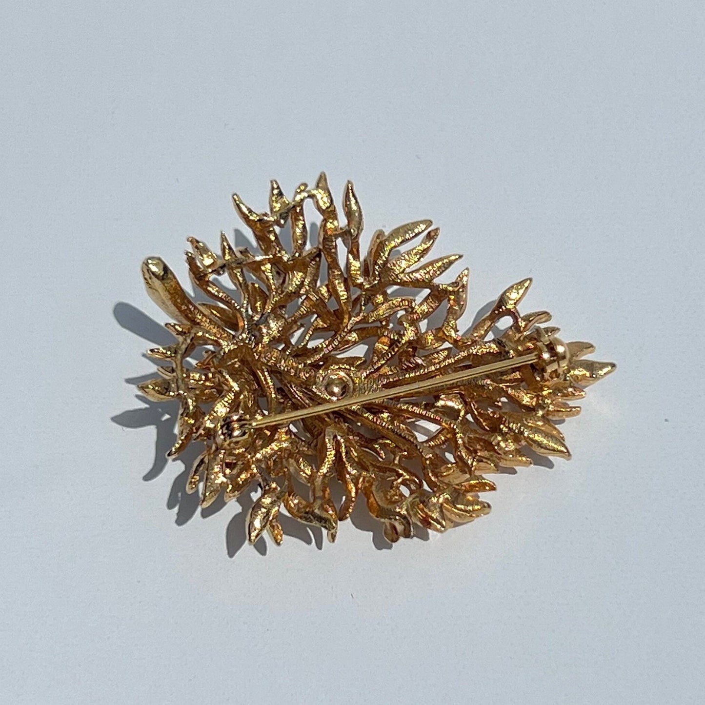 Vintage Tree Brooch in Gold Tone by Lisner.