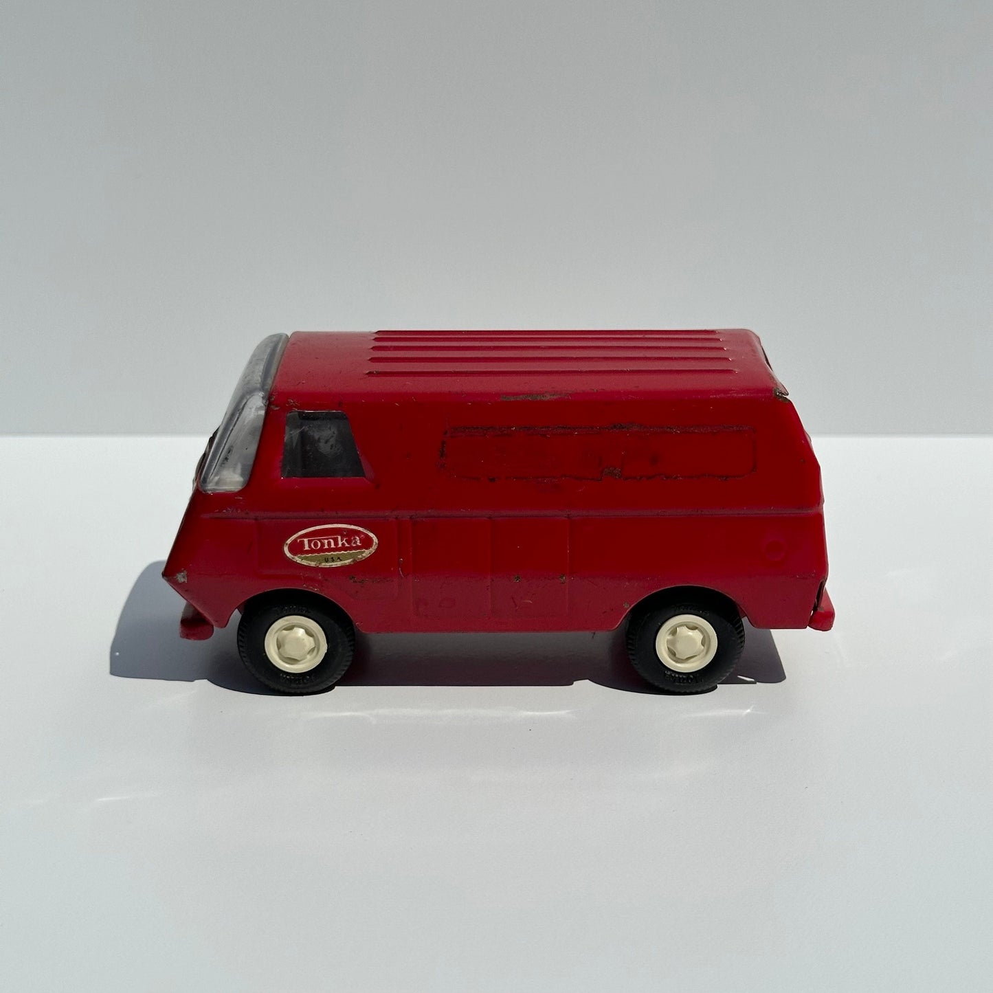 Vintage Red Van and Made by Tonka in the USA, Number 55360.