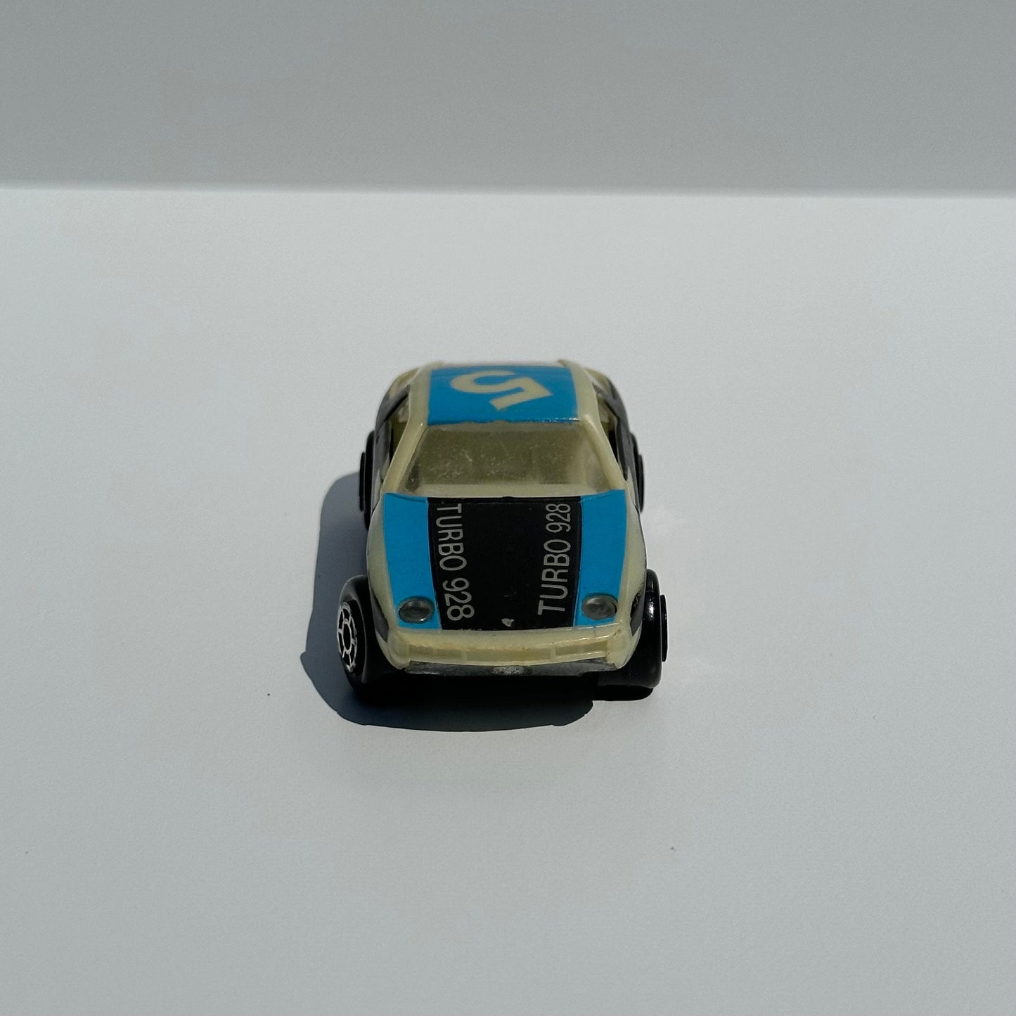 Vintage Matchbox Car of Porsche Turbo 928 Lesney, Glow in the Dark 1982.