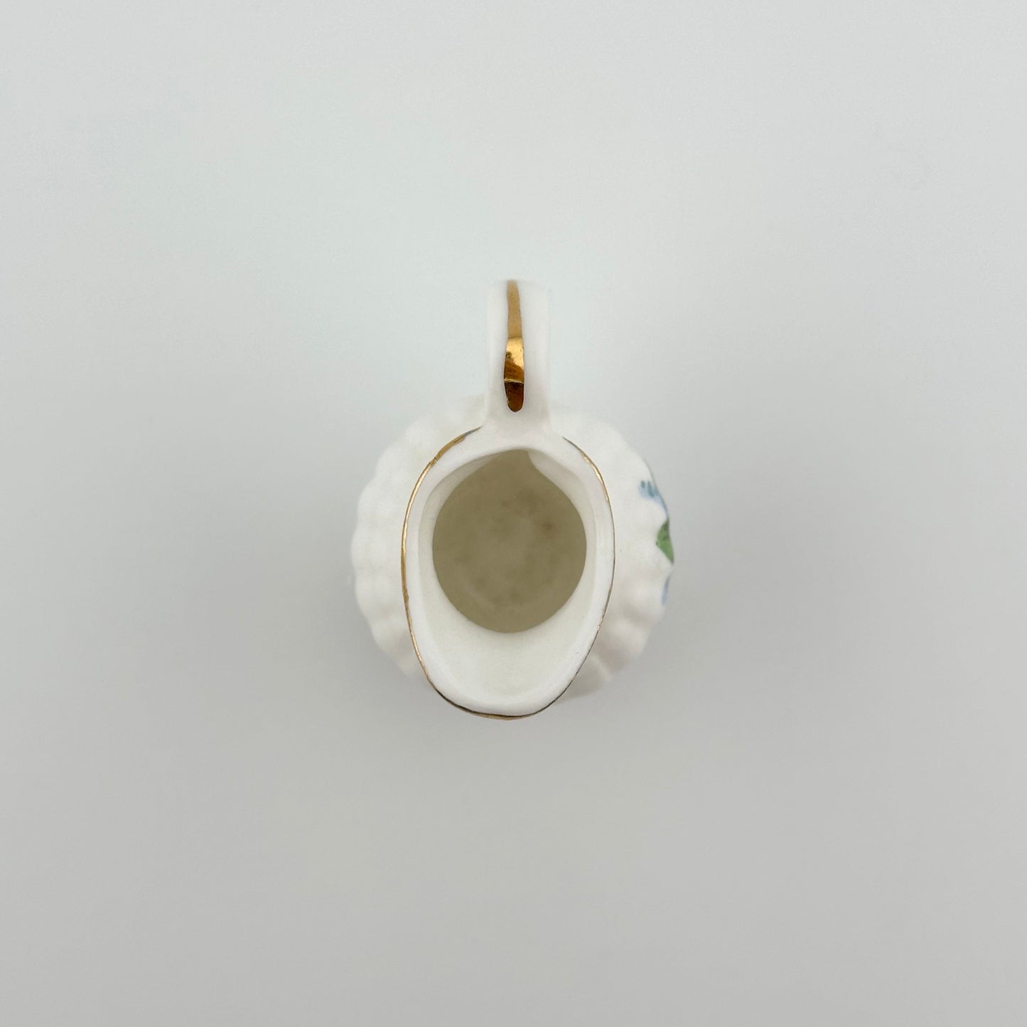 Vintage Miniatures, Porcelain Tea Set with Flowers, Set of 5.