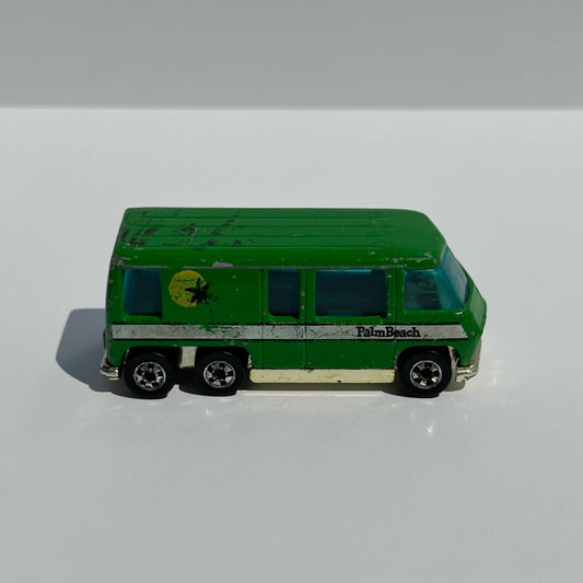 Vintage GMC Motor Home in Green Palm by Hot Wheels, 1976.