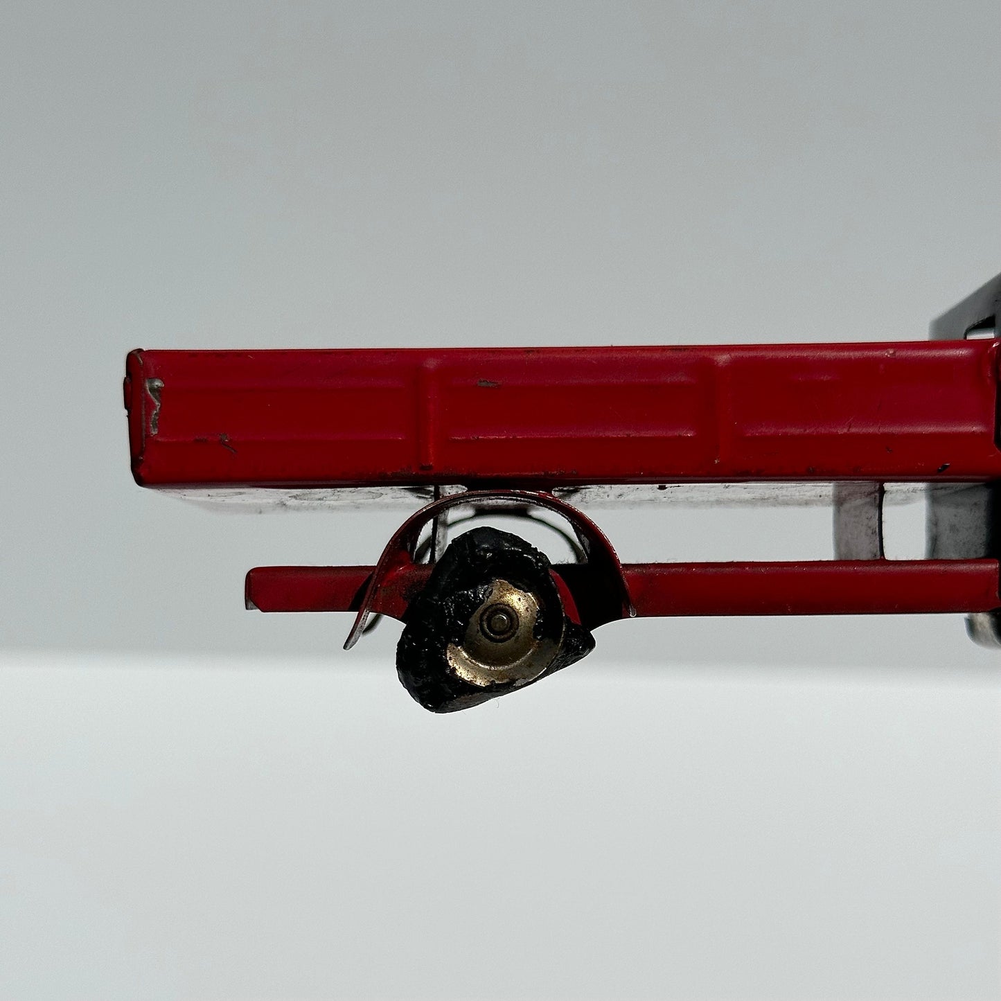 Vintage Delivery Truck with Key by Tri-Ang Minic Toys and Made in England 1930s