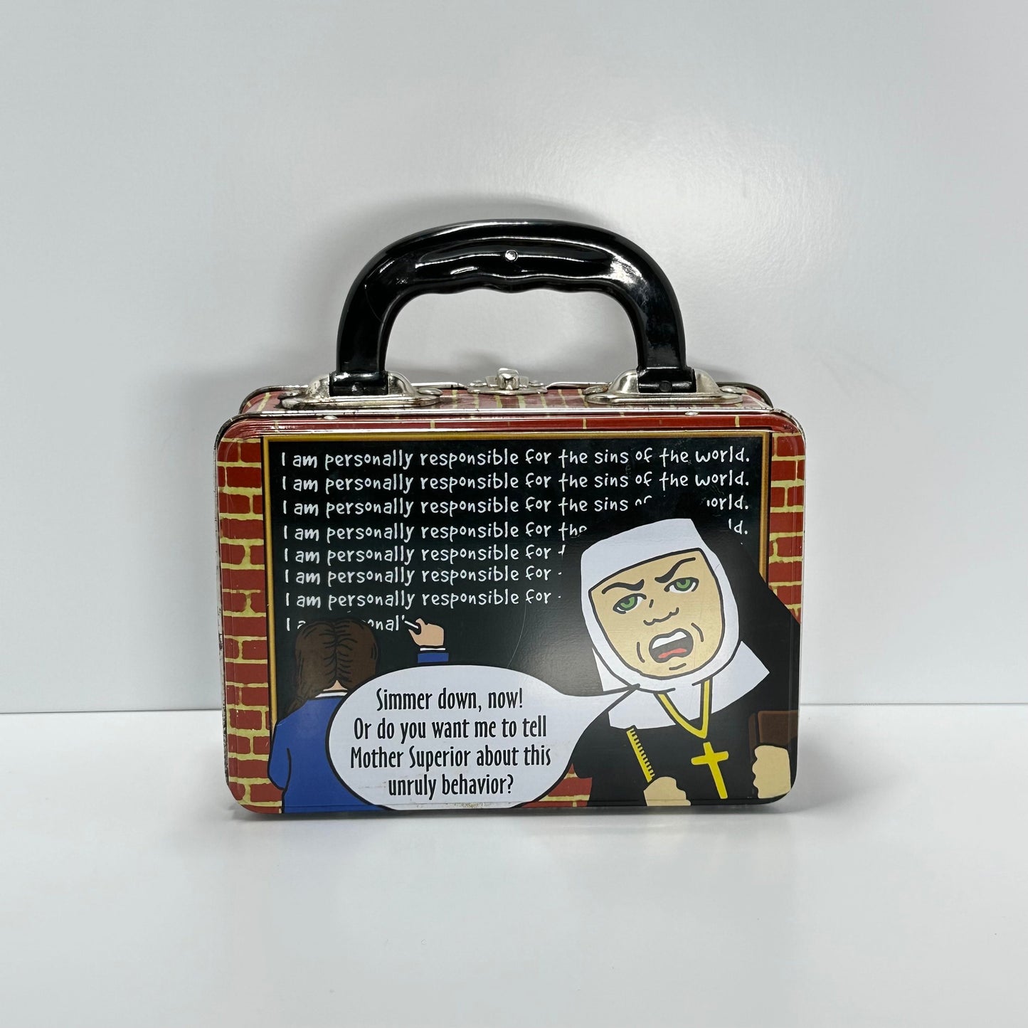 Vintage Metal Lunch Box of Mother Superior