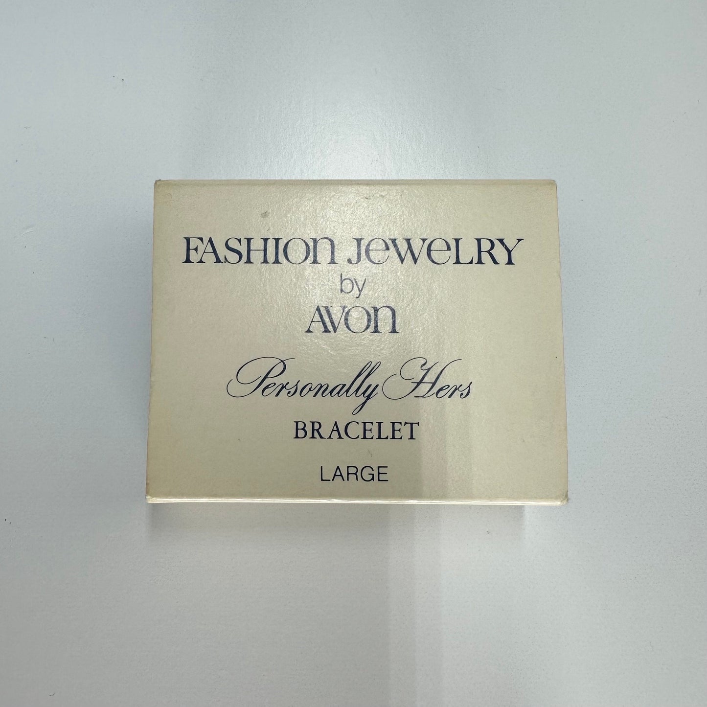 Vintage Engravable Name Bracelet in Gold & Silver Tone by Avon and New in Box