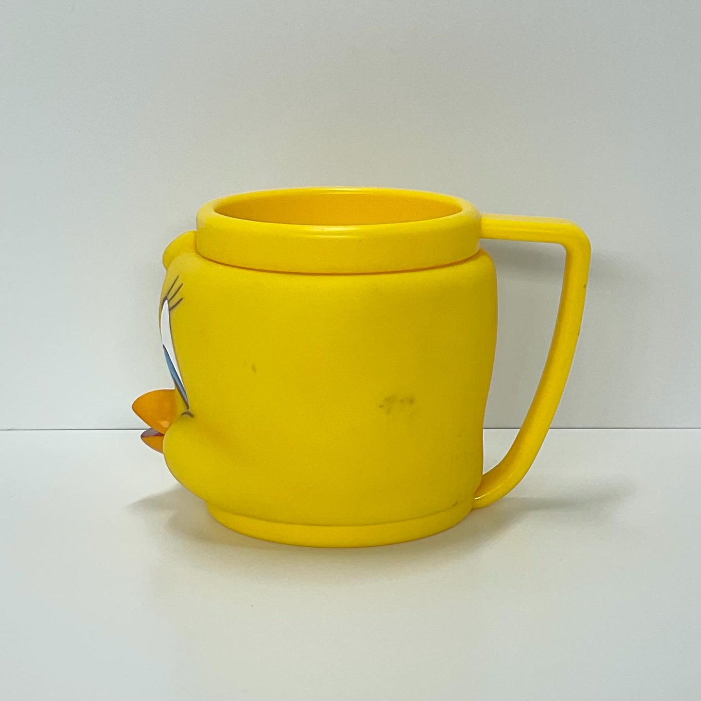 Vintage Tweety Bird  Cup by Warner Bros Looney Tunes, 3D Cartoon Face 1992.