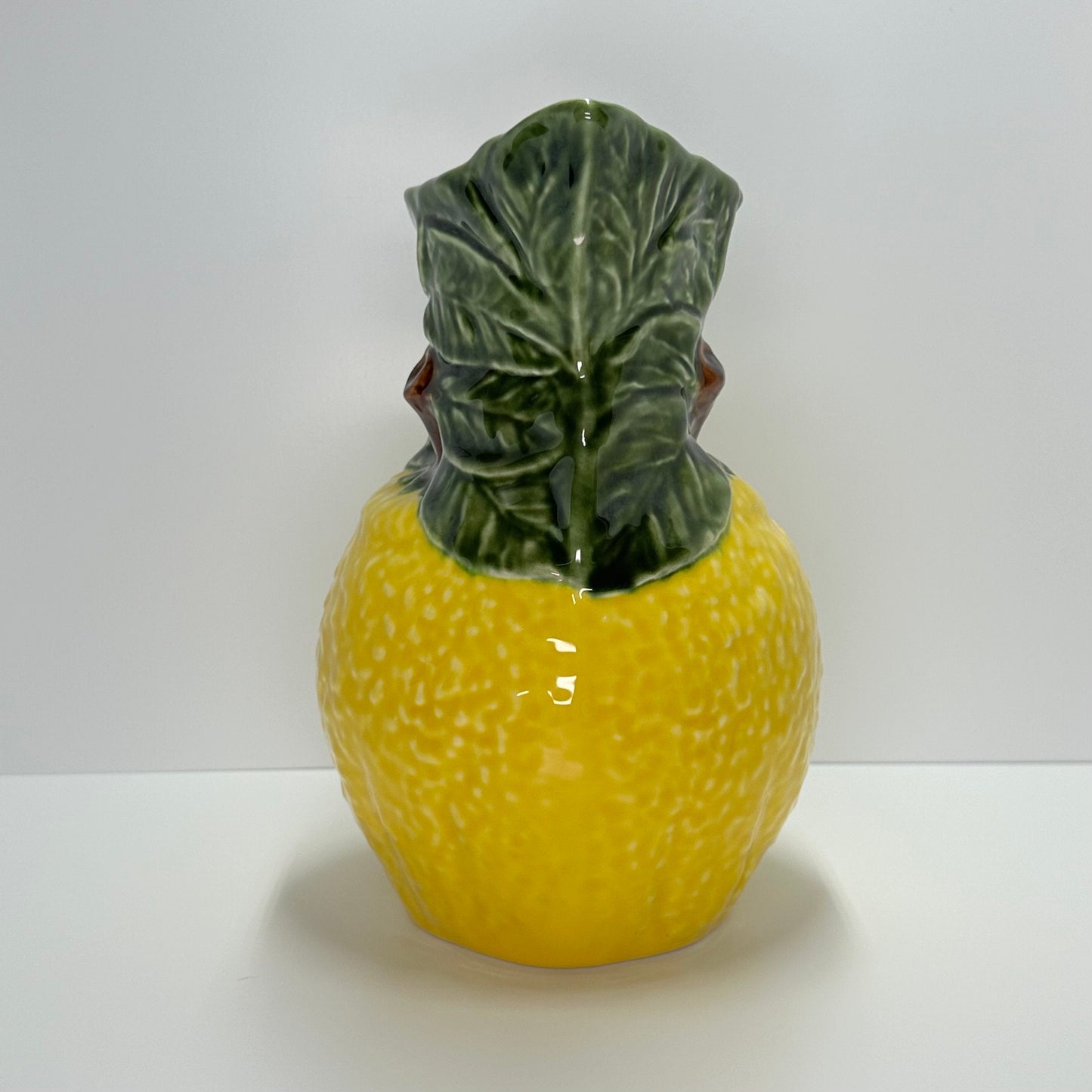 Vintage Ceramic Pitcher in Lemon Design by Olfaire and Made in Portugal.