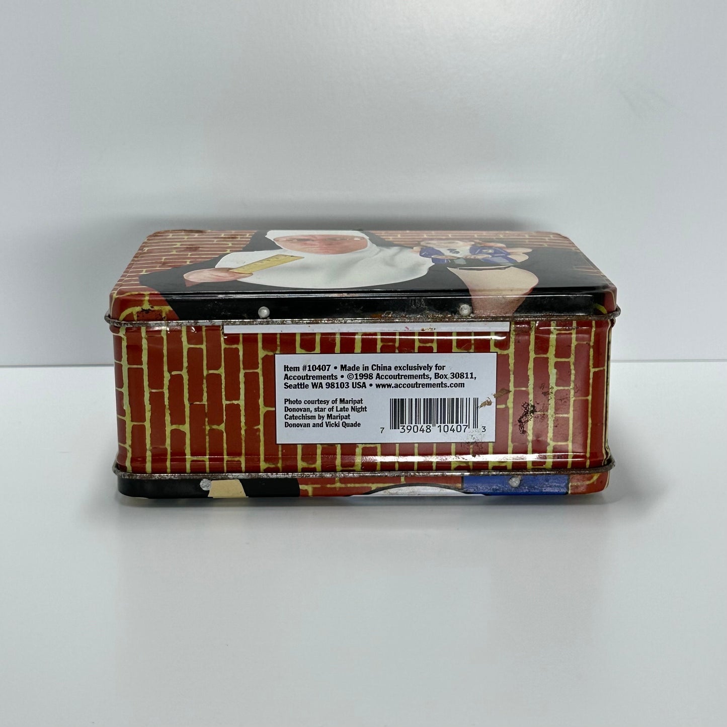 Vintage Metal Lunch Box of Mother Superior