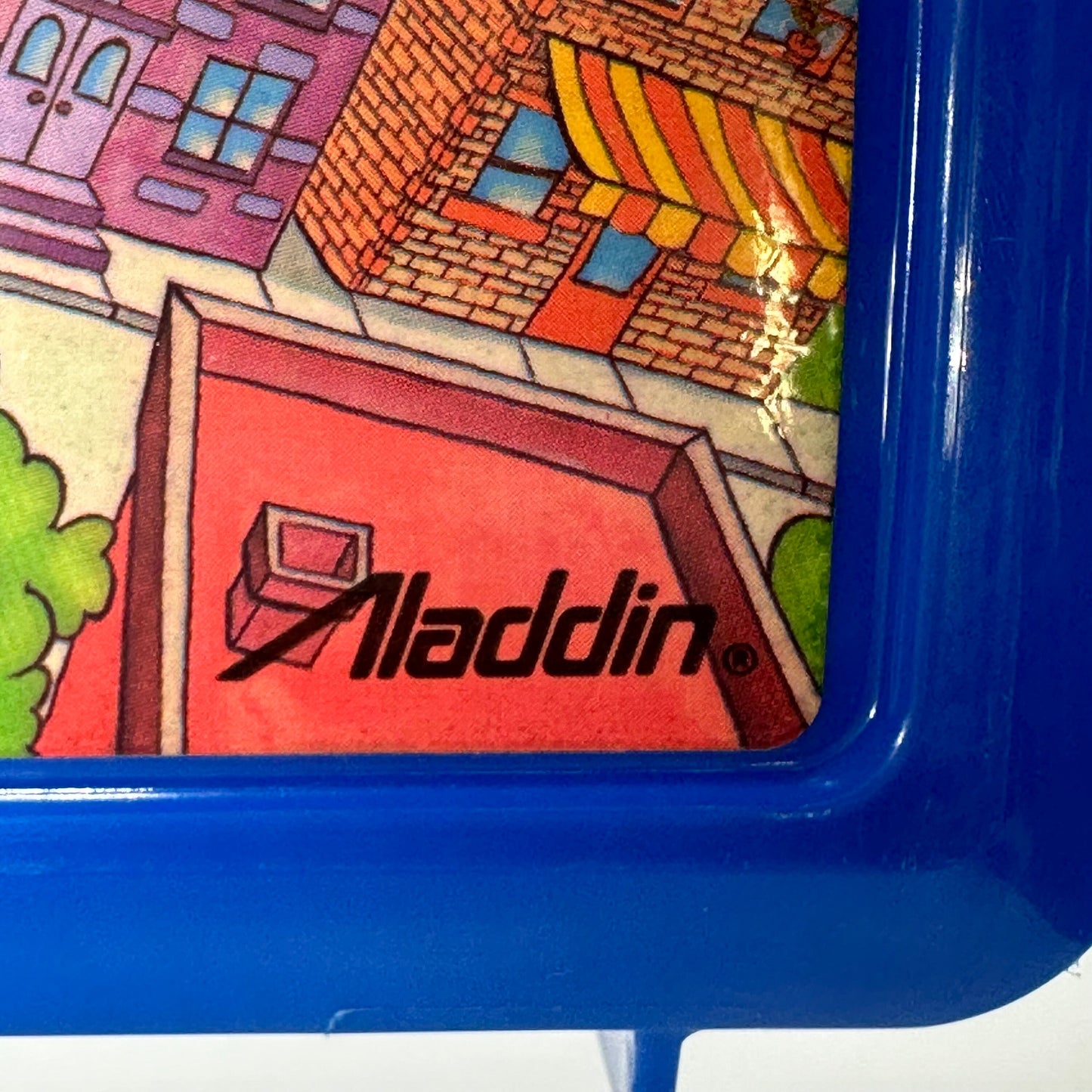 Vintage Sesame Street Lunchbox with Thermos and Made by Aladdin.