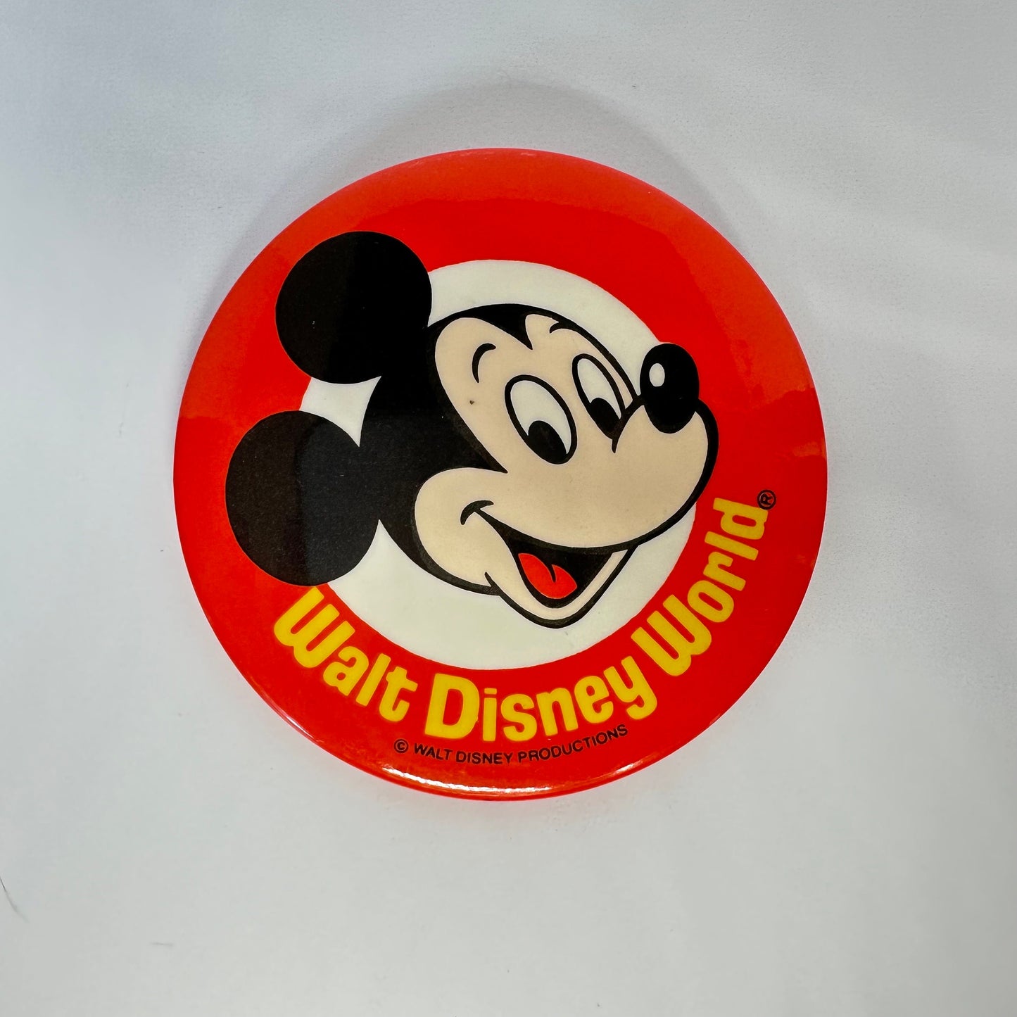 Vintage Pin of Mickey Mouse from Walt Disney World Button