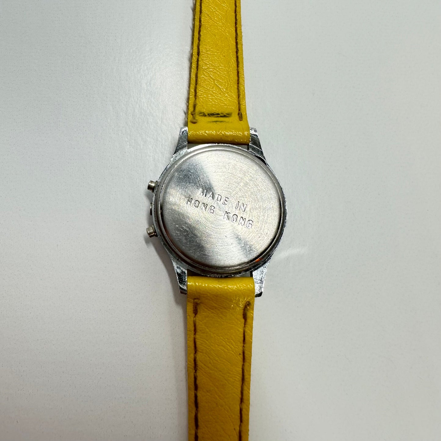Vintage Watch of Cabbage Patch Doll With Yellow Faux Leather Band 1983