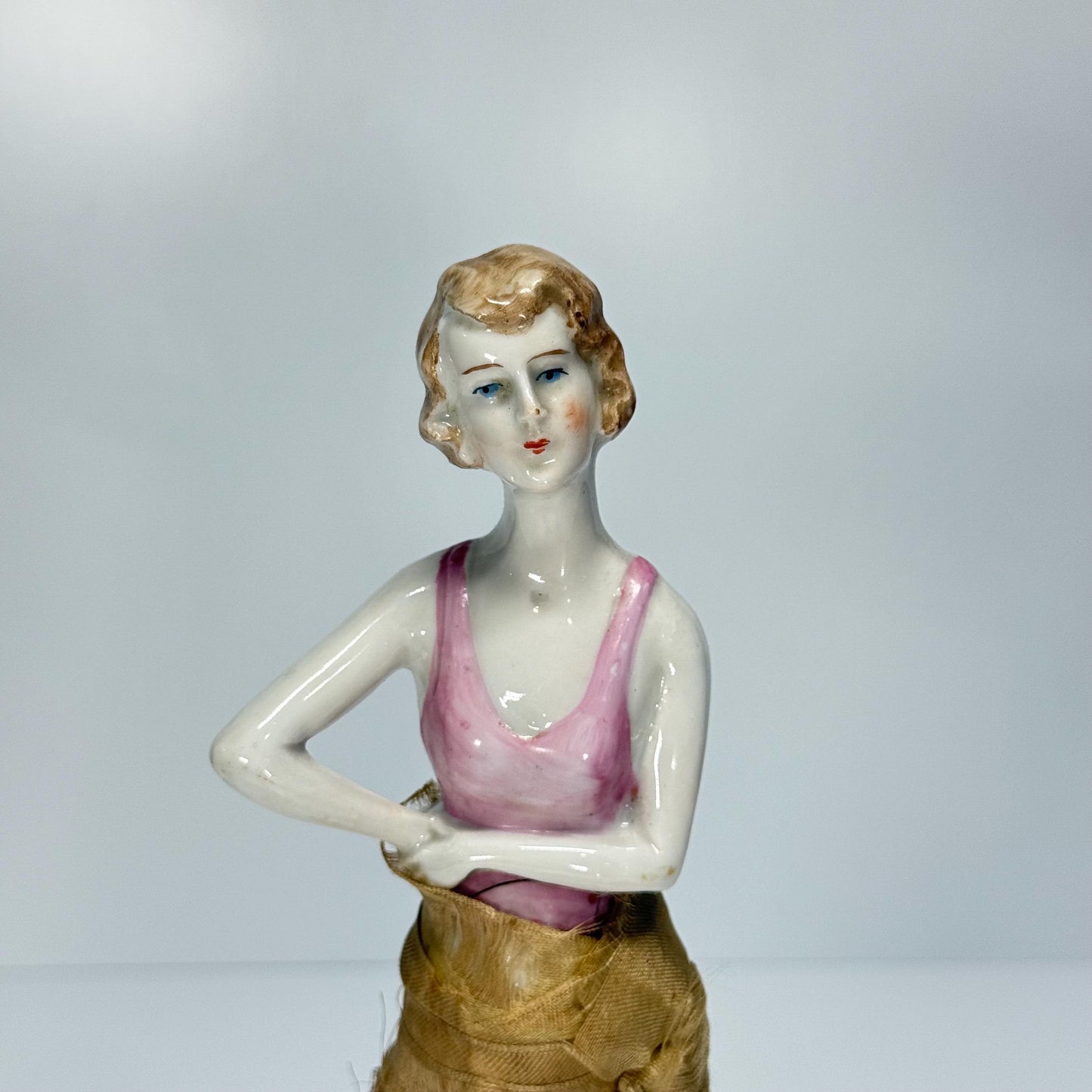 Vintage Vanity Brush Made of Porcelain in Germany