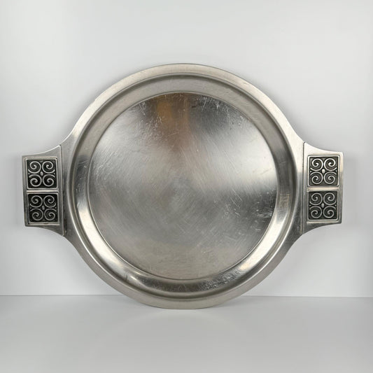 Vintage Stainless Serving Tray Made by Rogers-Insilco