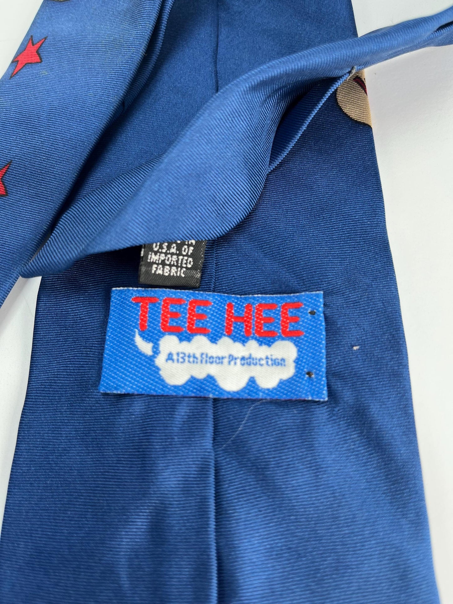 Vintage Necktie of Election Voting Cartoon and Made by Tee Hee