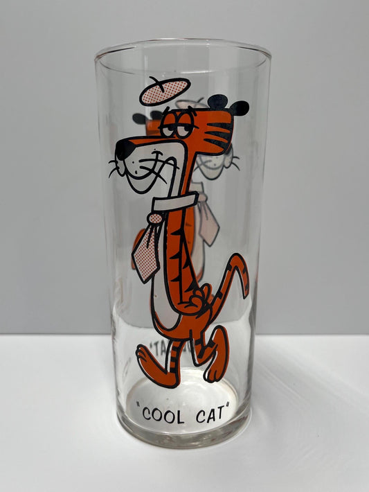 Vintage Cat Glass by Pepsi, Collector's Edition