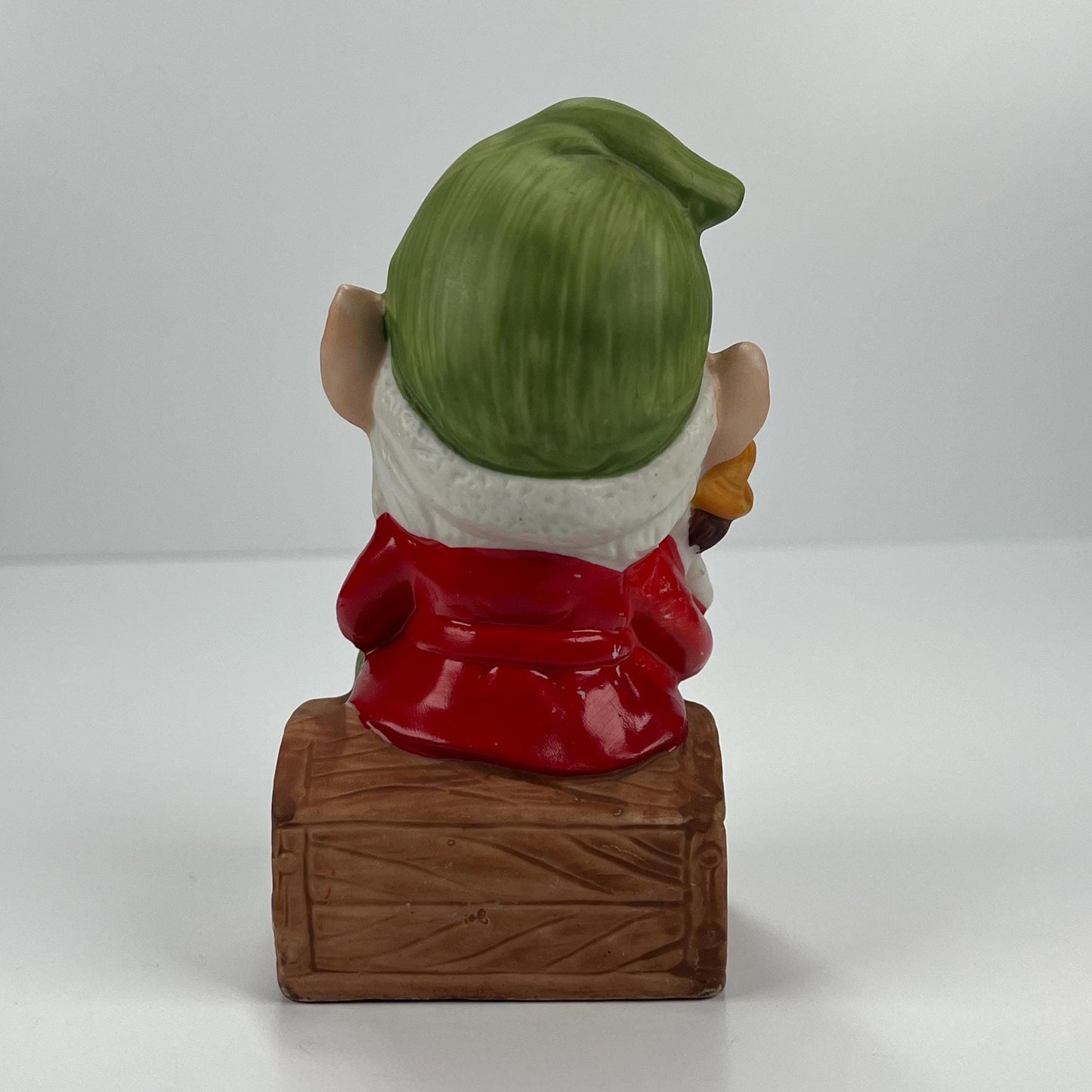 Vintage Figurine of Santa's Toy Maker Elf Made by Homco