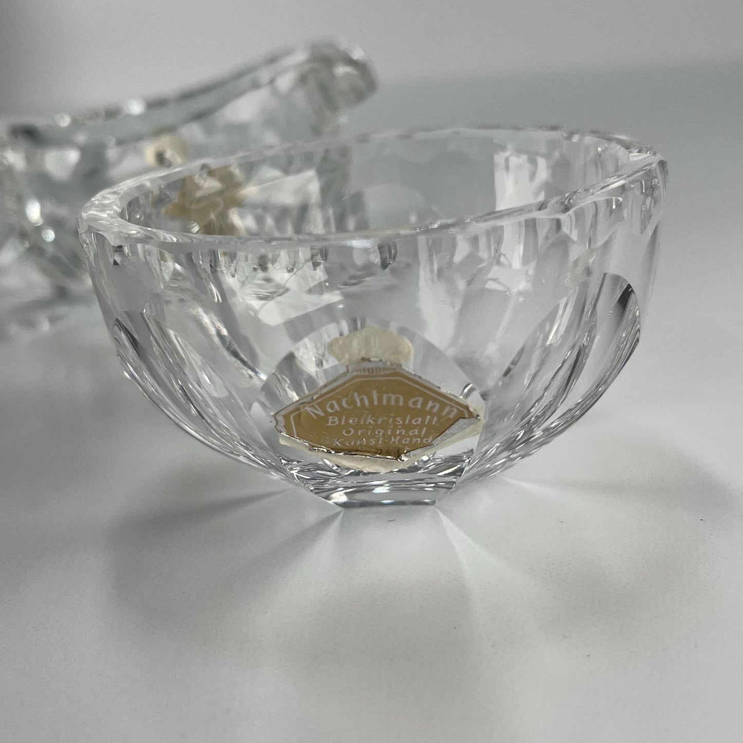 Vintage Cream and Sugar Set Made of Crystal by Nachtmann in Germany
