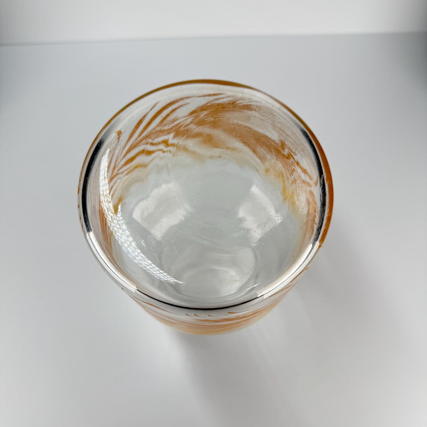 Vintage Juice Carafe in Popular Libbey Golden Wheat Design, 32oz