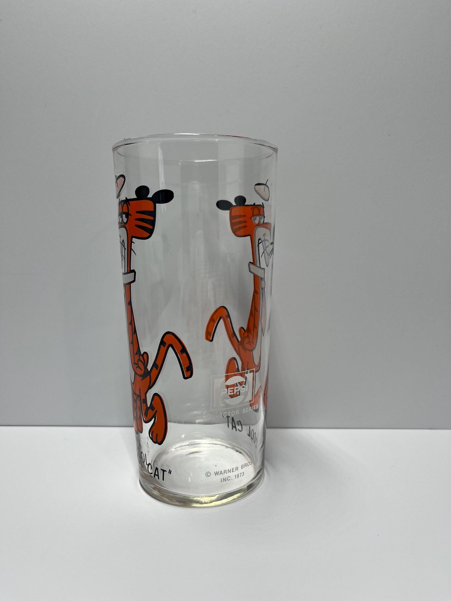 Vintage Cat Glass by Pepsi, Collector's Edition