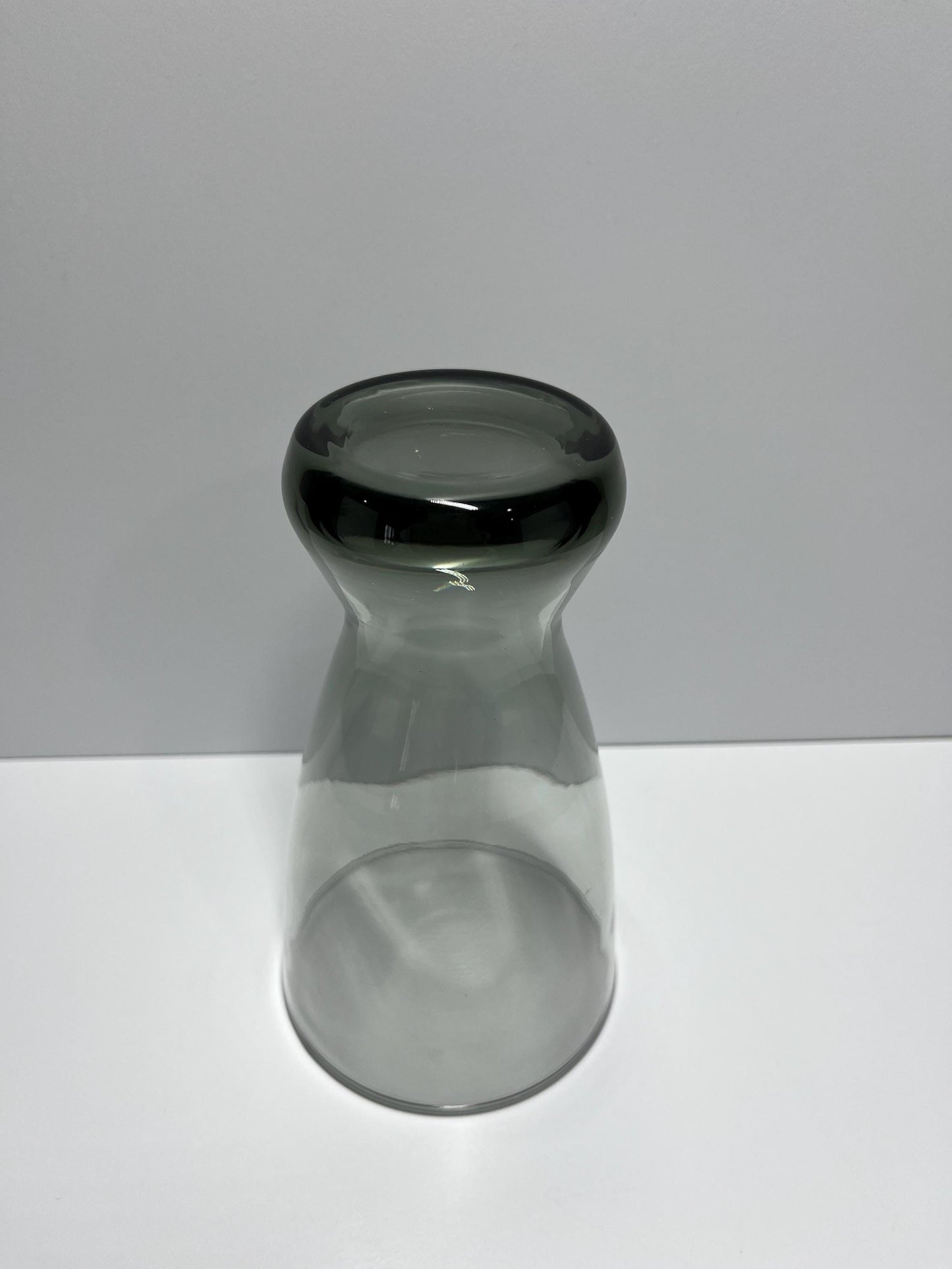 Vintage Pilsner Beer Glasses in Smokey Gray by Libbey, Set of 4.