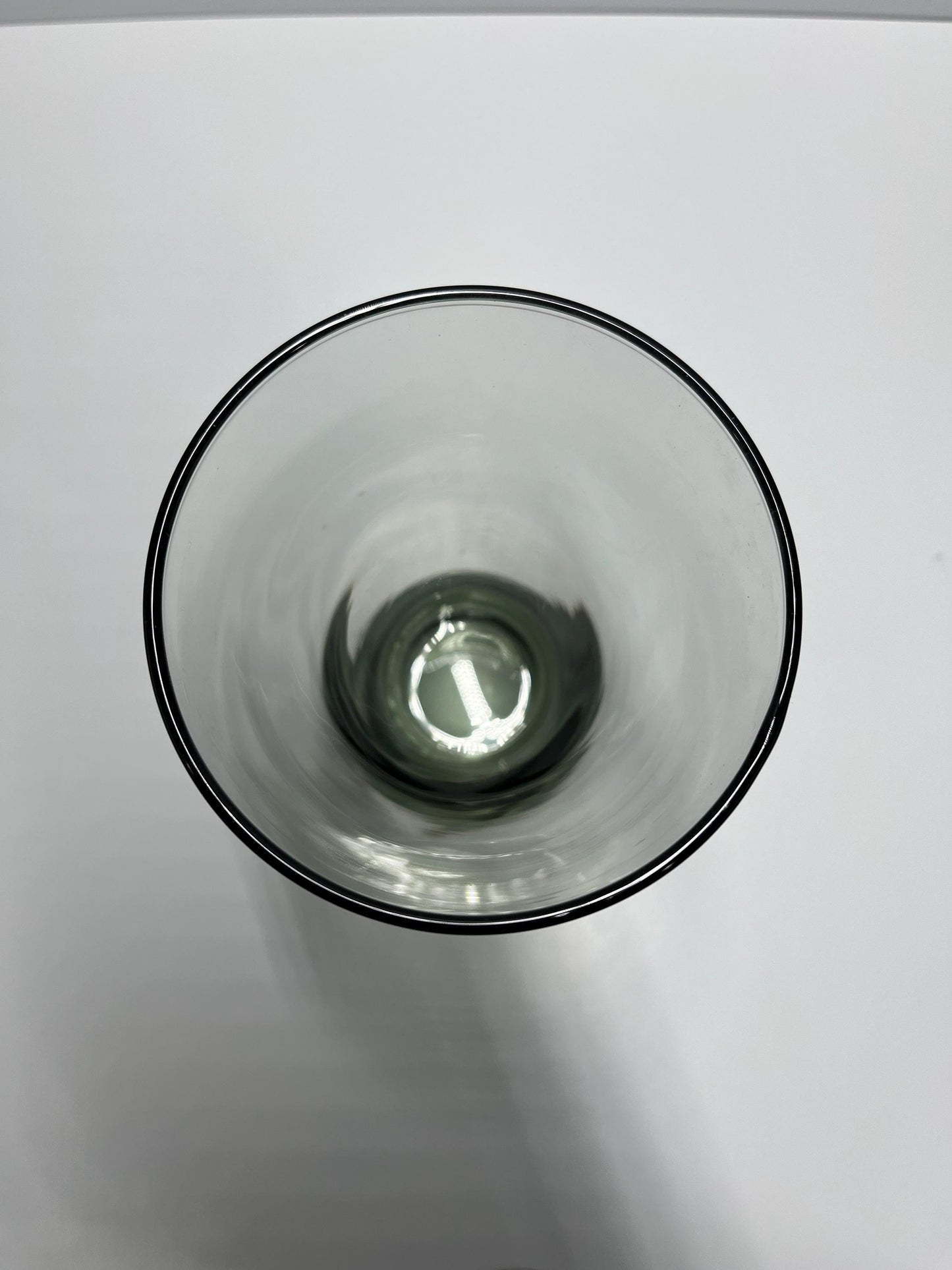 Vintage Pilsner Beer Glasses in Smokey Gray by Libbey, Set of 4.