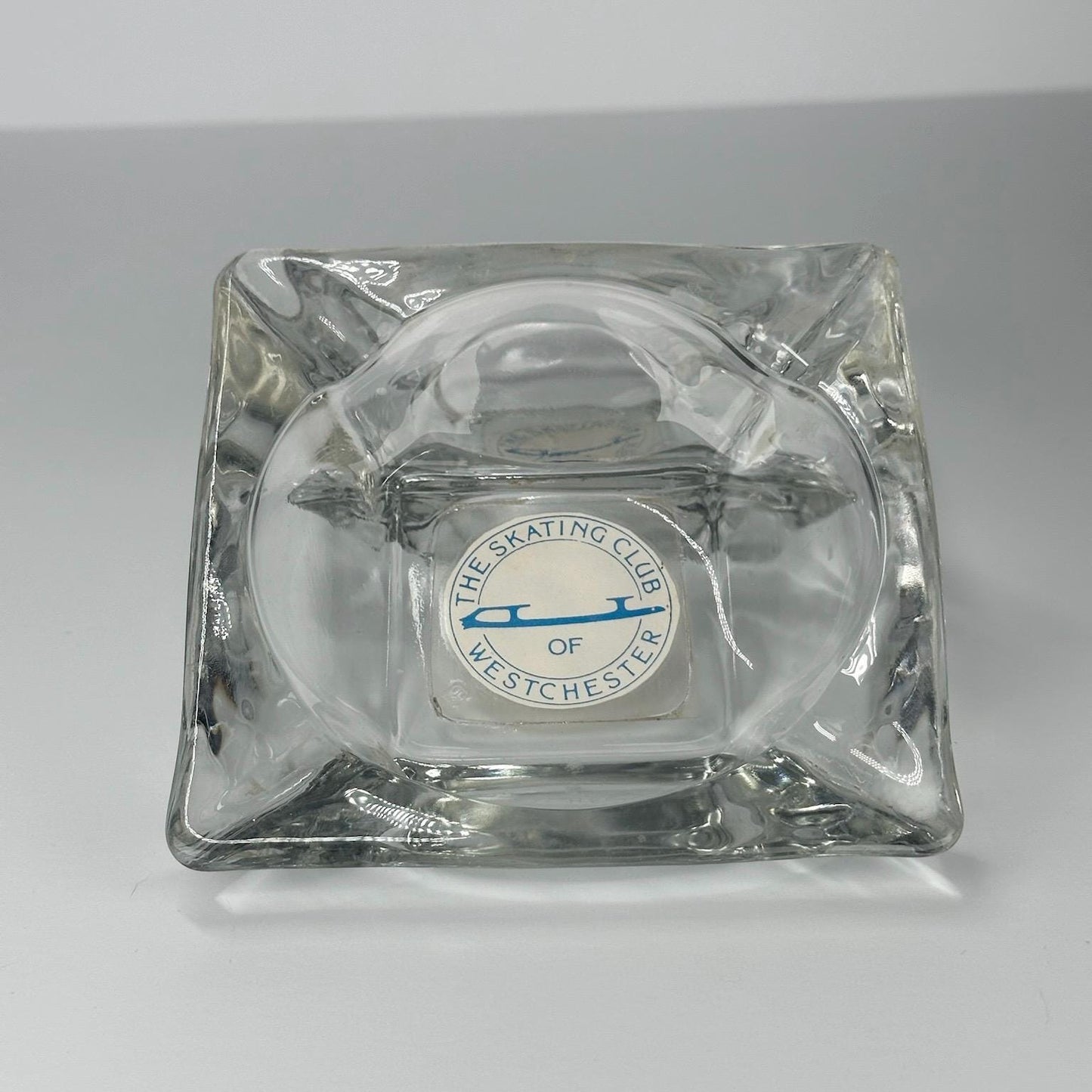Vintage Souvenir Ashtray From The Skating Club of Westchester