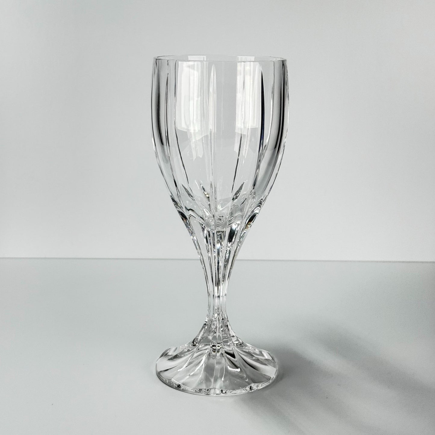 Vintage Crystal Wine Glasses in Berkeley Design Made by Mikasa Set of 4
