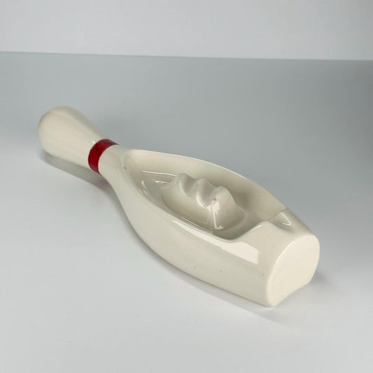 Vintage Ashtray of a Ceramic Bowling Pin