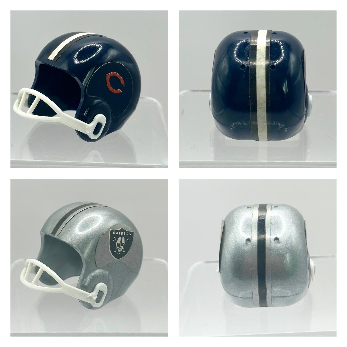 Vintage Miniature NFL Football Team Plastic Helmets