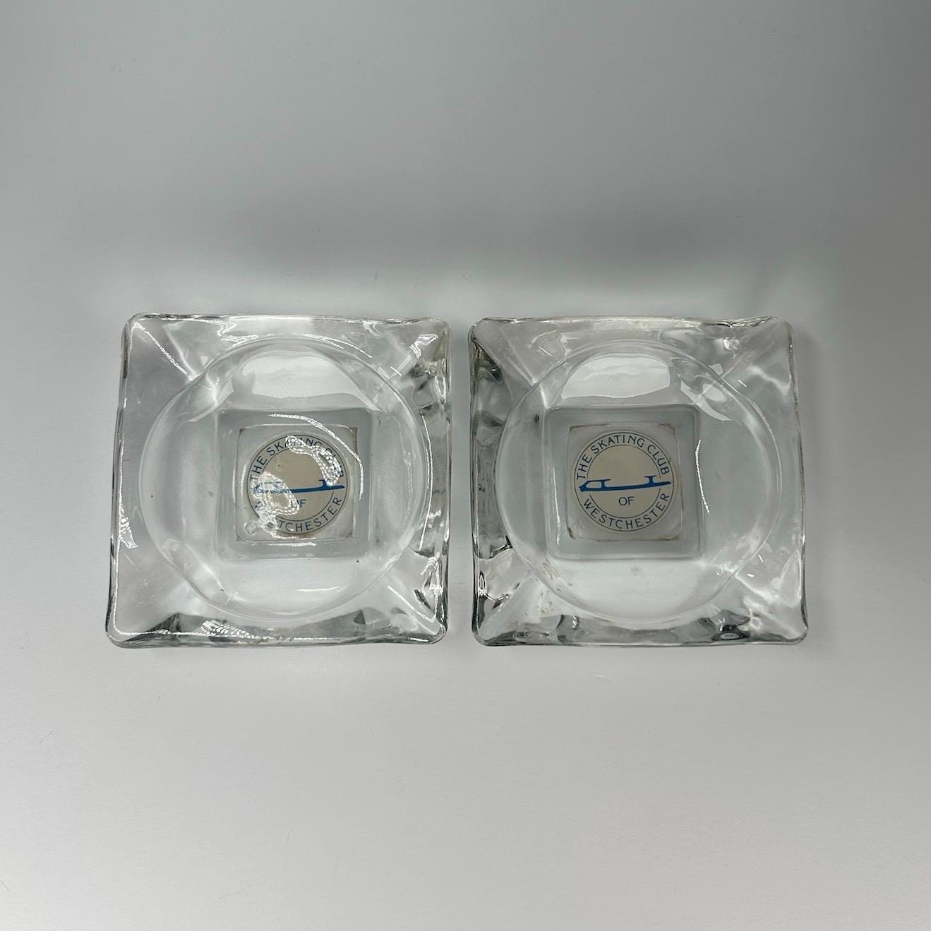 Vintage Souvenir Ashtray From The Skating Club of Westchester