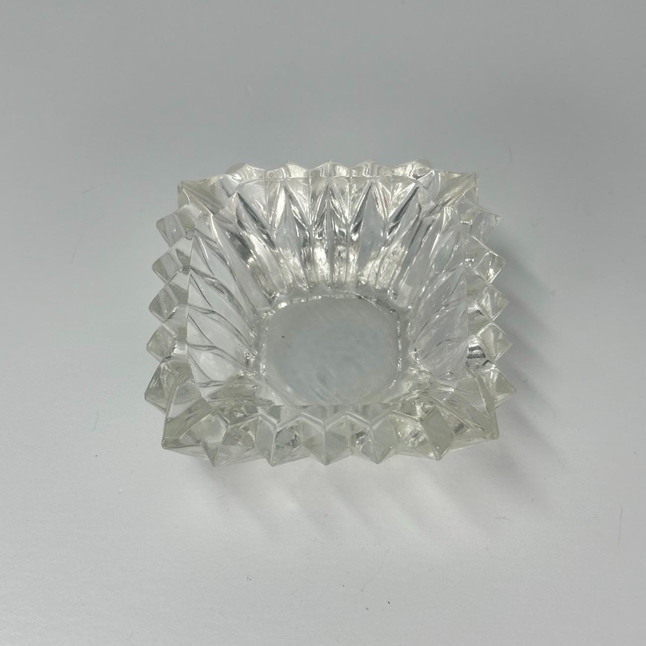 Vintage Salt Cellars Crystal-Cut and Made in Germany by Rossini Set of 2