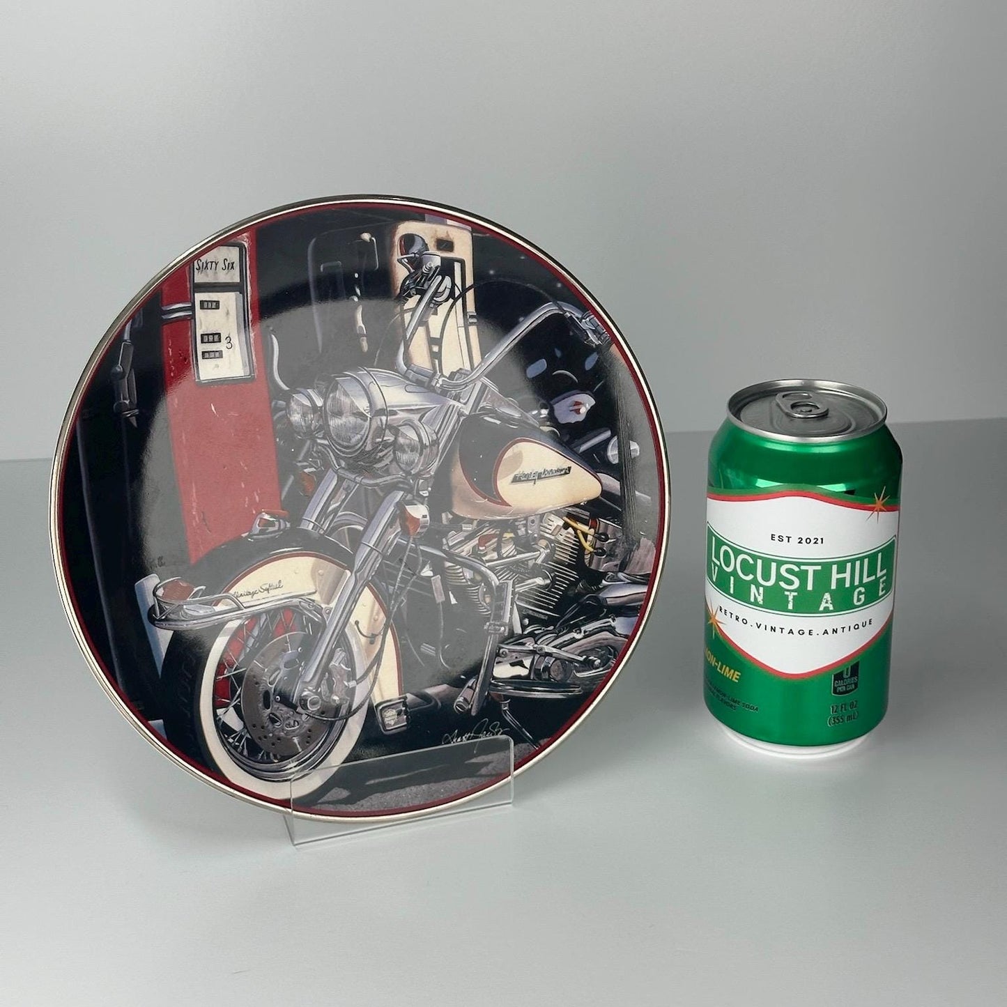 Vintage Plate of Harley-Davidson Heritage Softail Classic Limited Edition by The Franklin Mint Heirloom