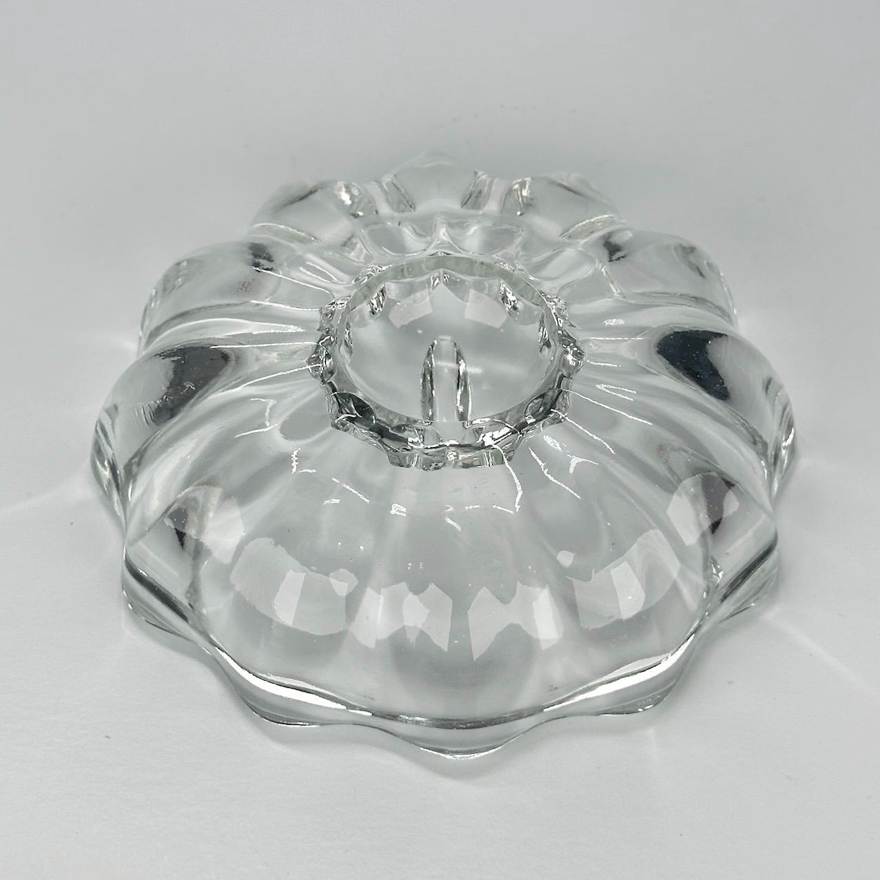 Vintage Ashtray with MCM Design and Raised Center Made by Anchor Hocking