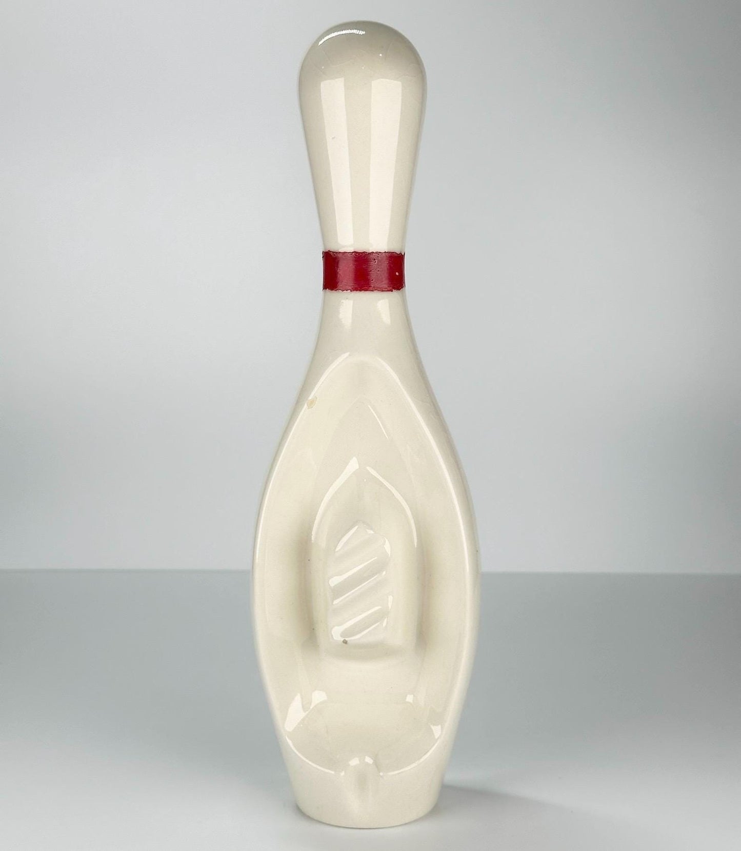 Vintage Ashtray of a Ceramic Bowling Pin
