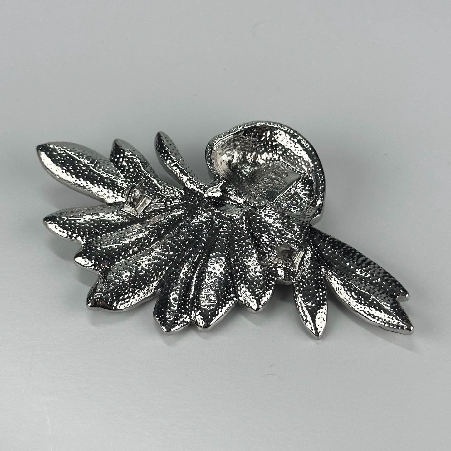 Vintage Brooch Pin of Crystal Sparrow Bird Stamped Rara Avis Disney CN BROKEN