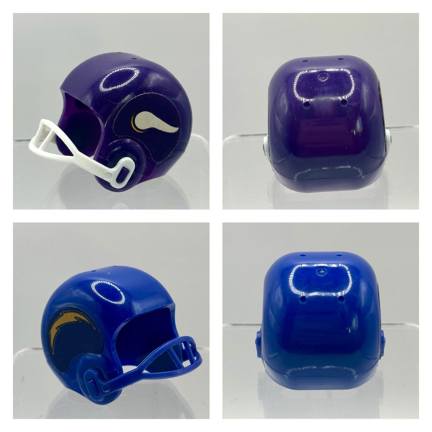 Vintage Miniature NFL Football Team Plastic Helmets