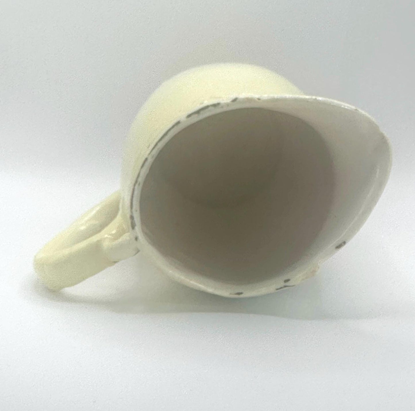 Vintage Pitcher Made from Czechoslovakia Pottery with Victorian Couple Design