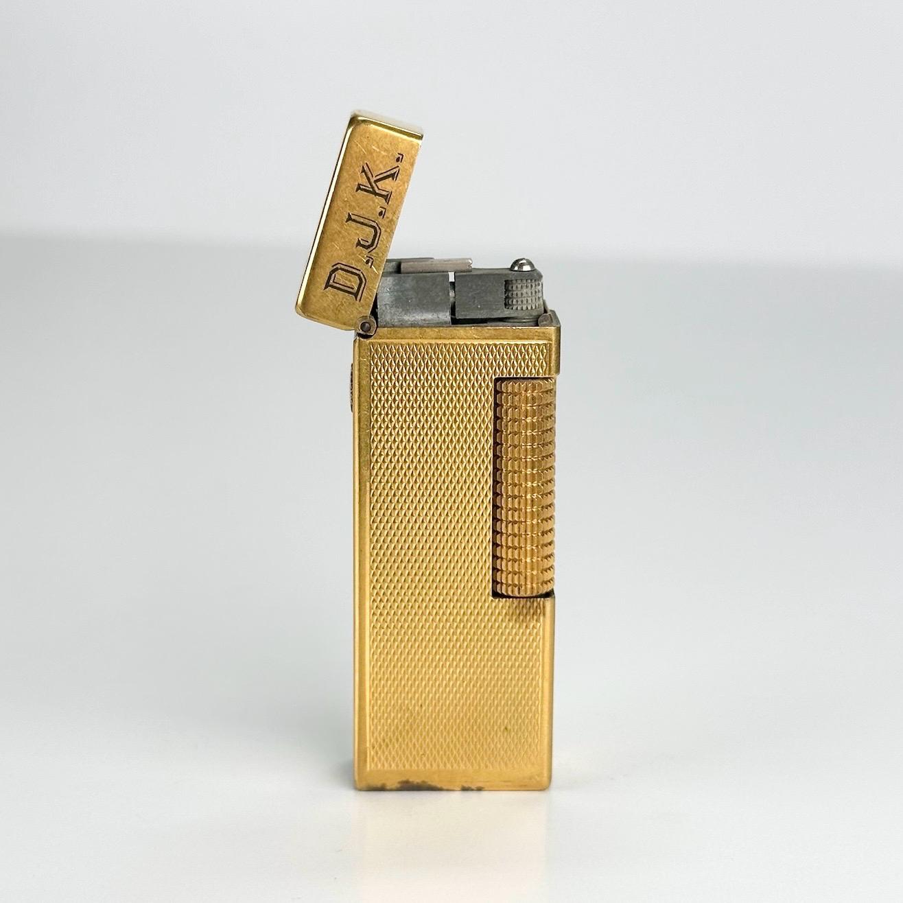 Vintage Dunhill Lighter in Gold Tone and Swiss Made