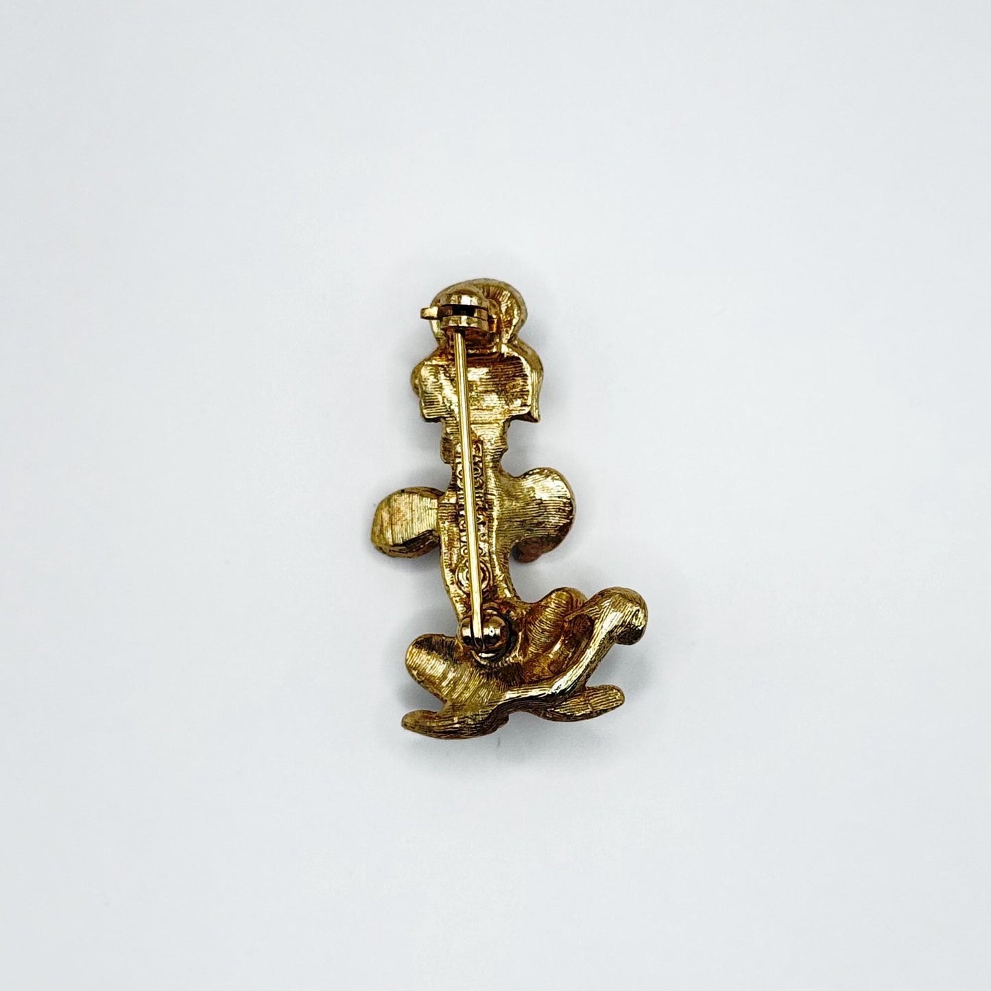 Vintage Brooch Pin of Poodle in Gold Tone Stamped Sarah Coventry