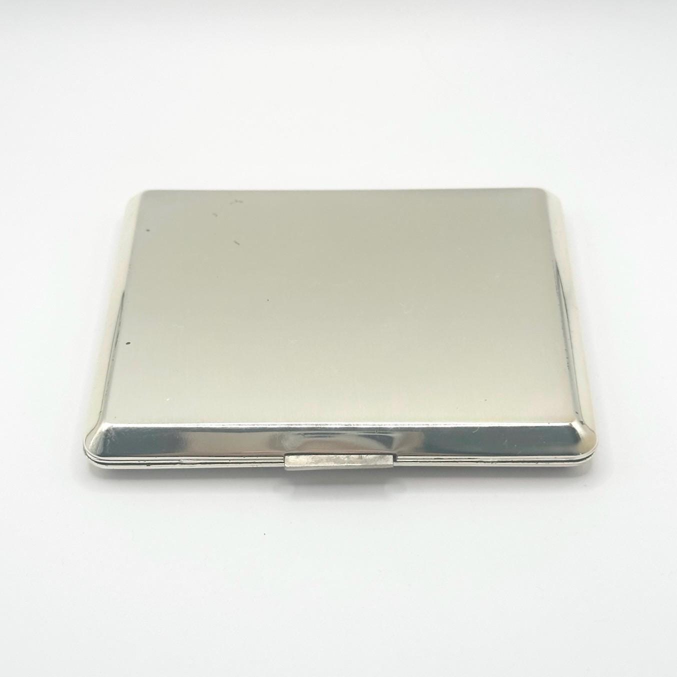Vintage Compact with Orange and Green Vine Design by Elgin America in Gift Box