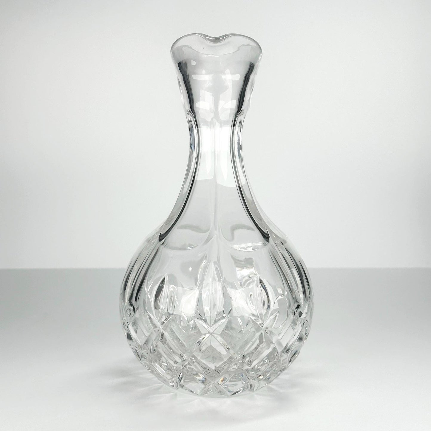 Vintage Glass Pitcher with Starburst Design Made by Gorham