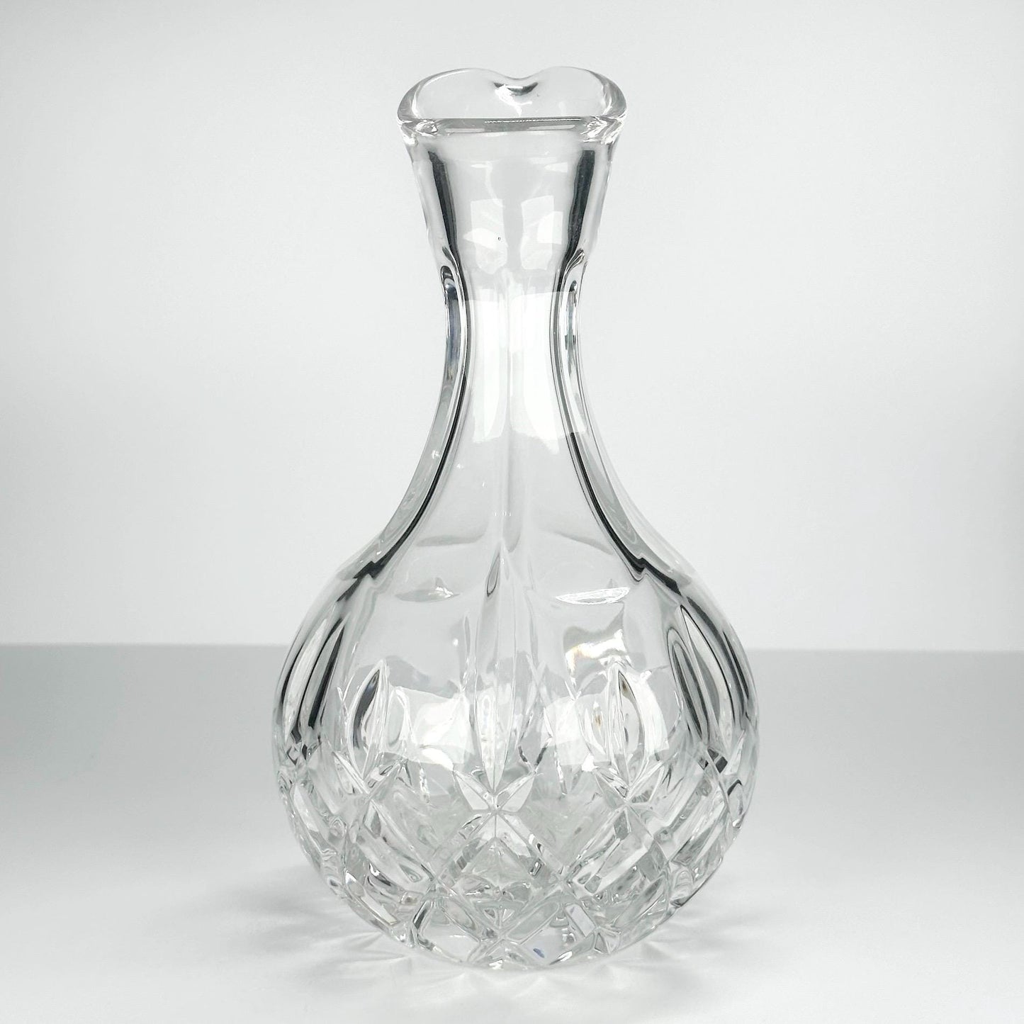 Vintage Glass Pitcher with Starburst Design Made by Gorham