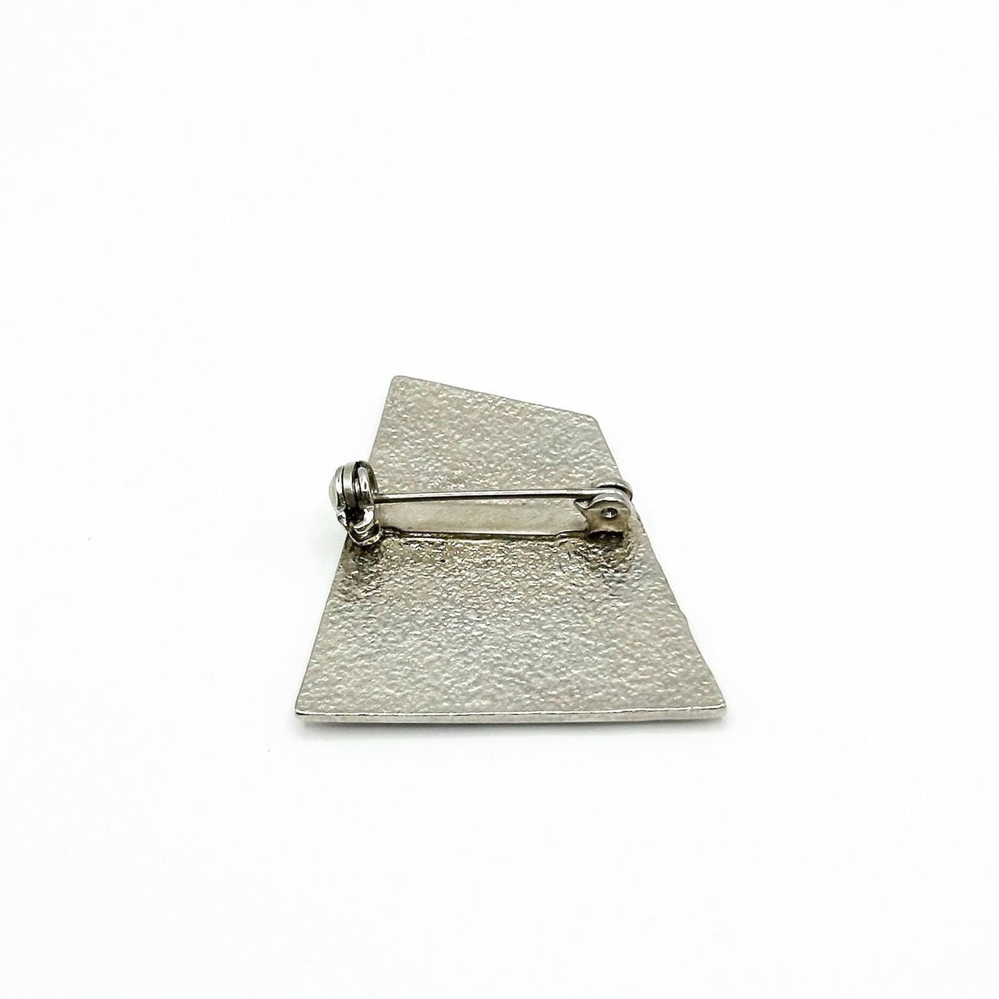 Vintage Brooch Pin with Ski Lift Scene that Reads Ski Sierra Bianca