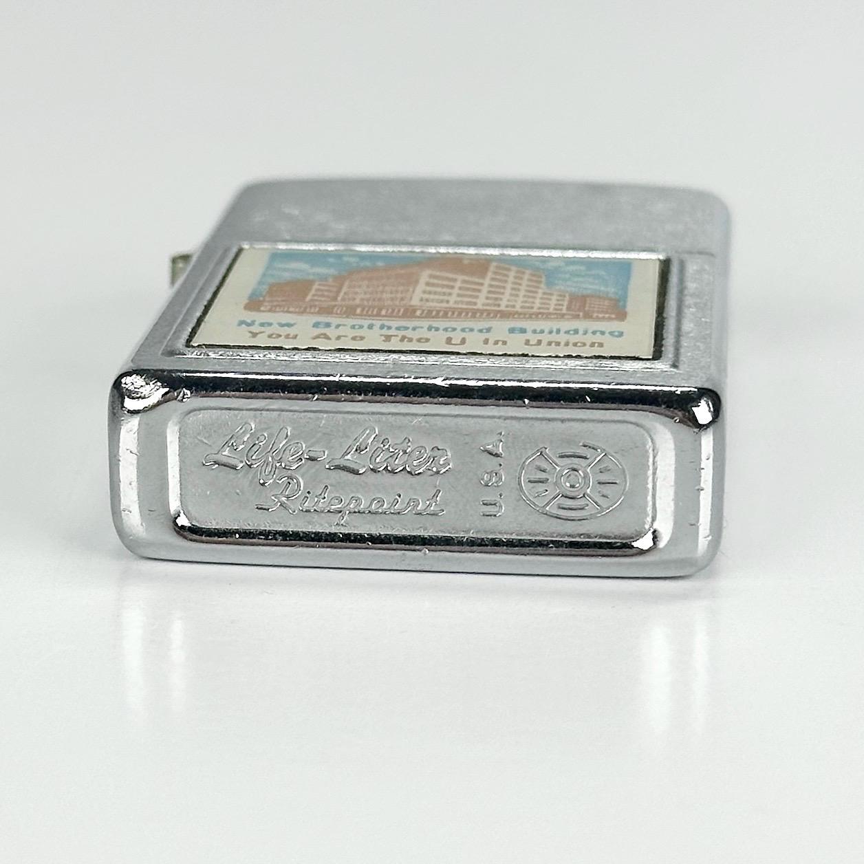 Vintage Lighter with International Brotherhood of Boilermaker's Building by Ritepoint