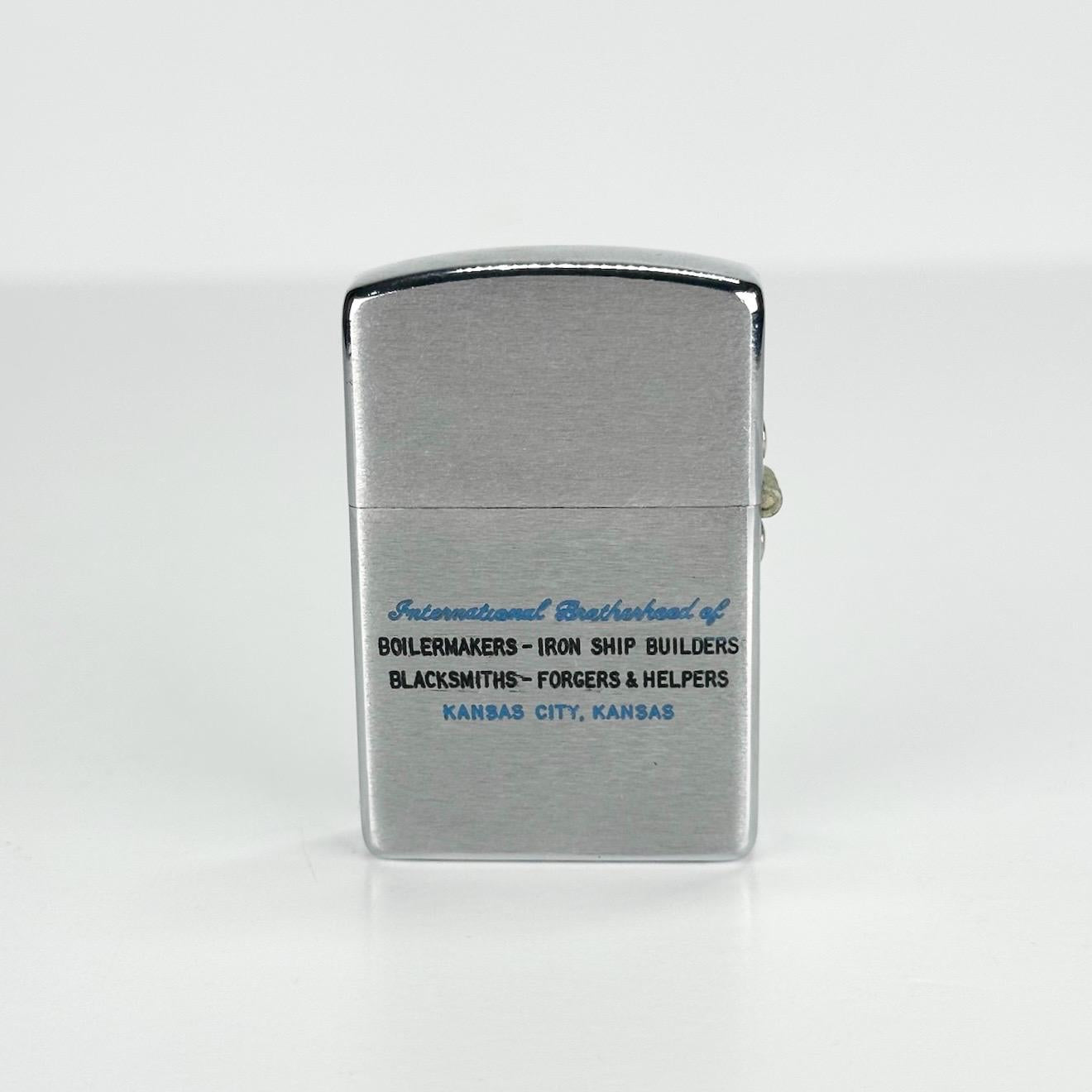 Vintage Lighter with International Brotherhood of Boilermaker's Building by Ritepoint