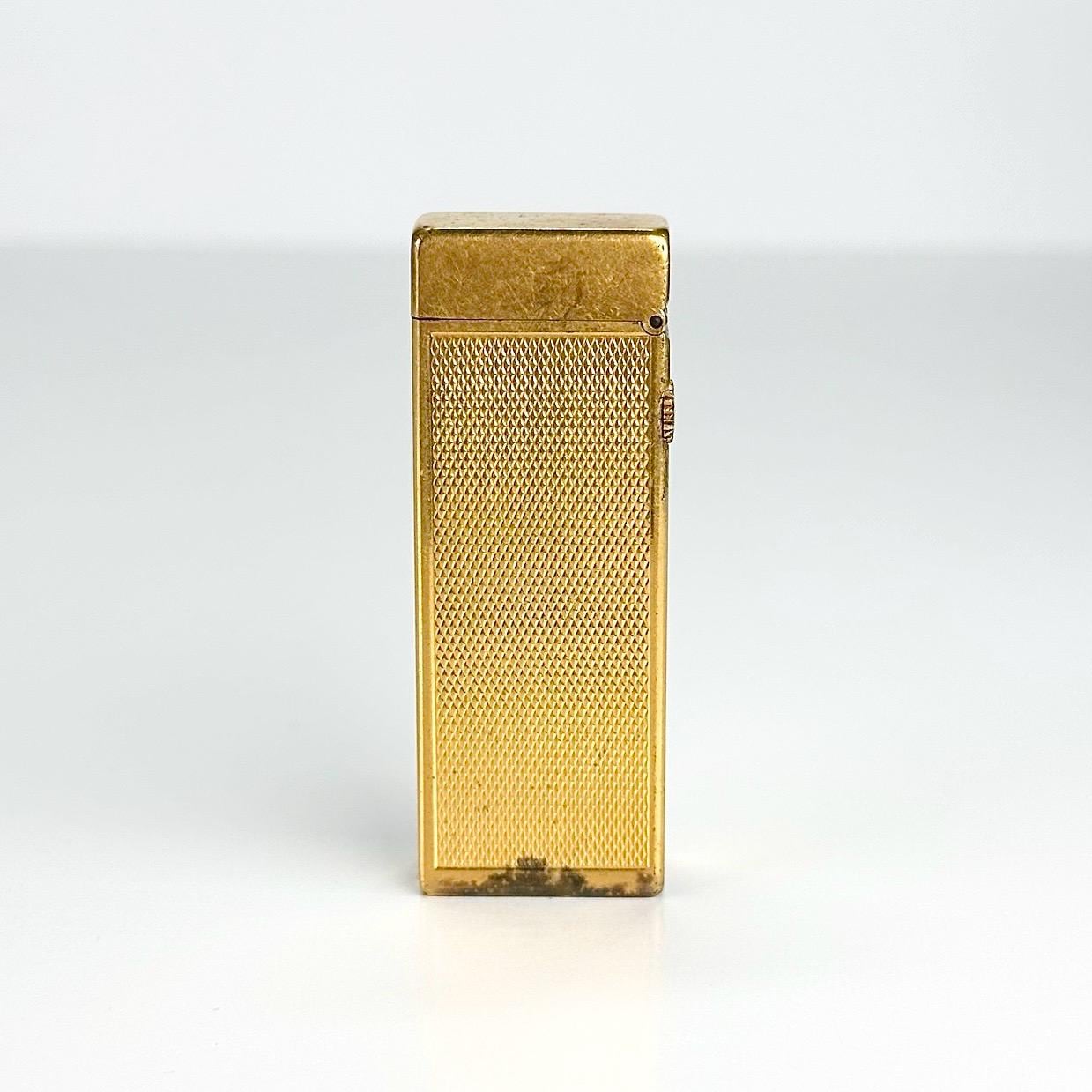 Vintage Dunhill Lighter in Gold Tone and Swiss Made