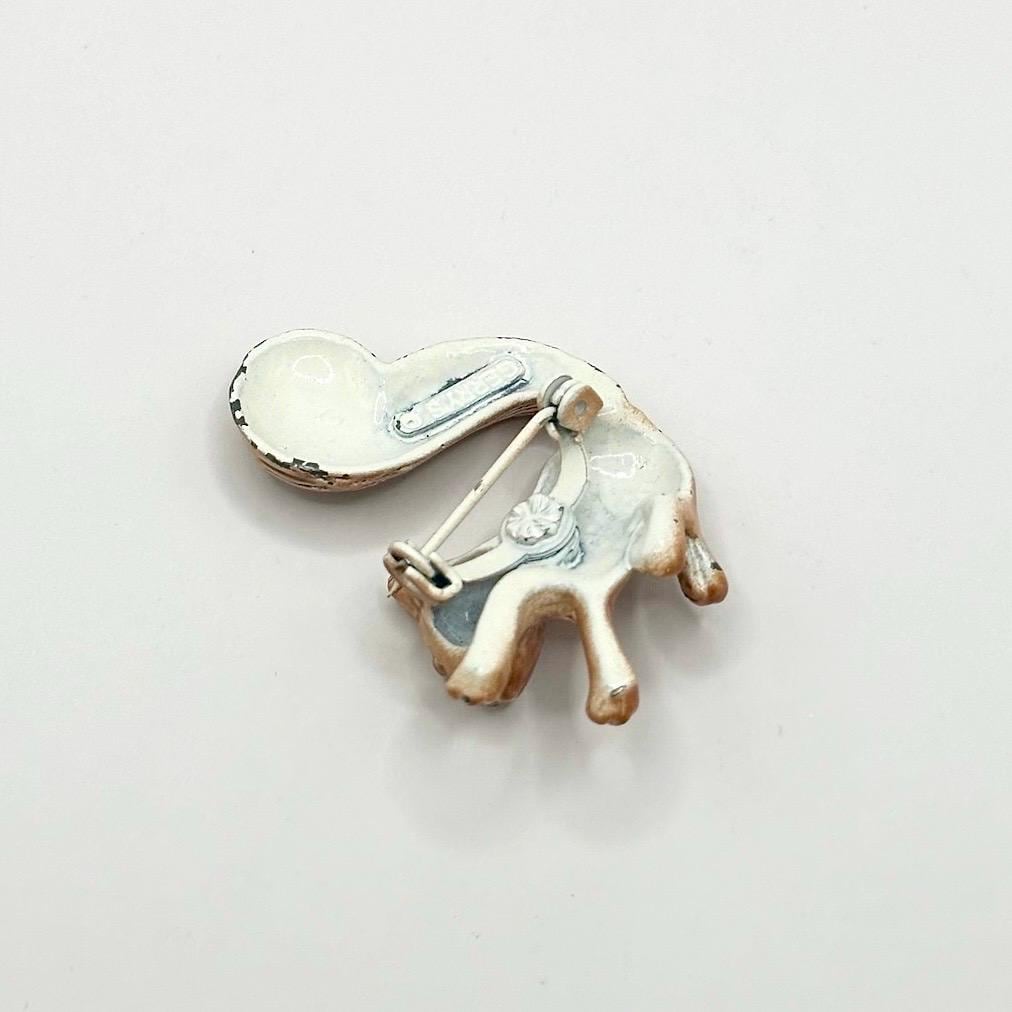 Vintage Brooch Pin of Squirrel and Stamped Gerry's